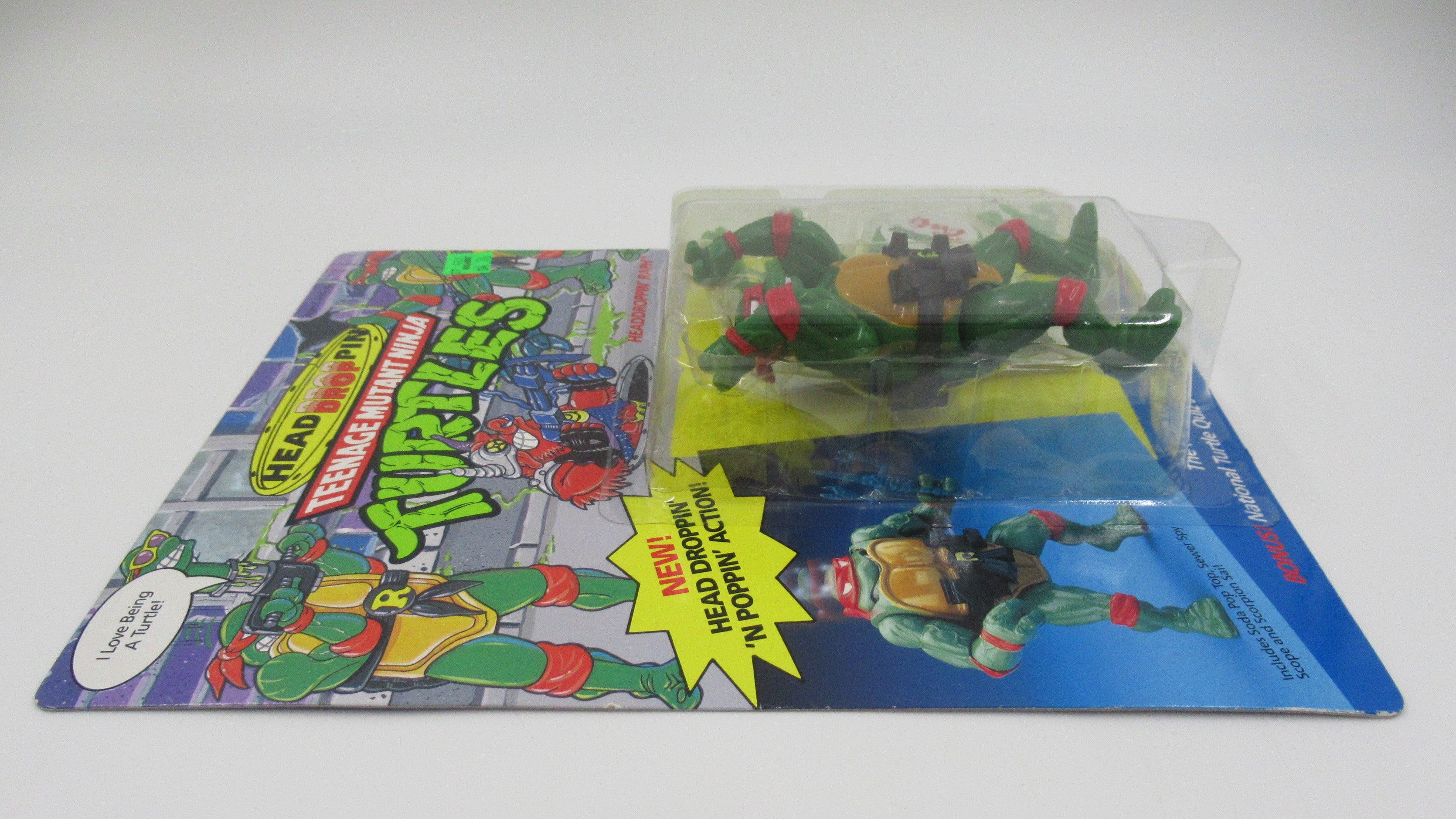 Teenage Mutant Ninja Turtles Headdroppin'  TMNTs Set of 4 - Playmates (1991)