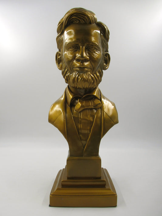 RON ENGLISH Abraham Obama Gold Bust - Mindstyle (2008) Loose Vinyl Art Toy