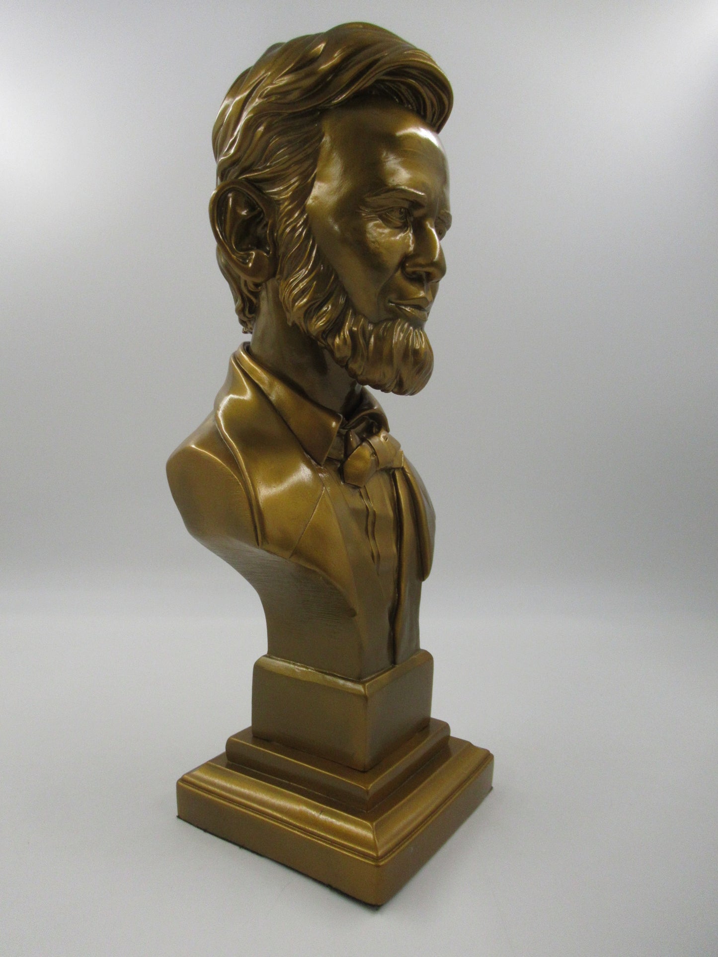 RON ENGLISH Abraham Obama Gold Bust - Mindstyle (2008) Loose Vinyl Art Toy