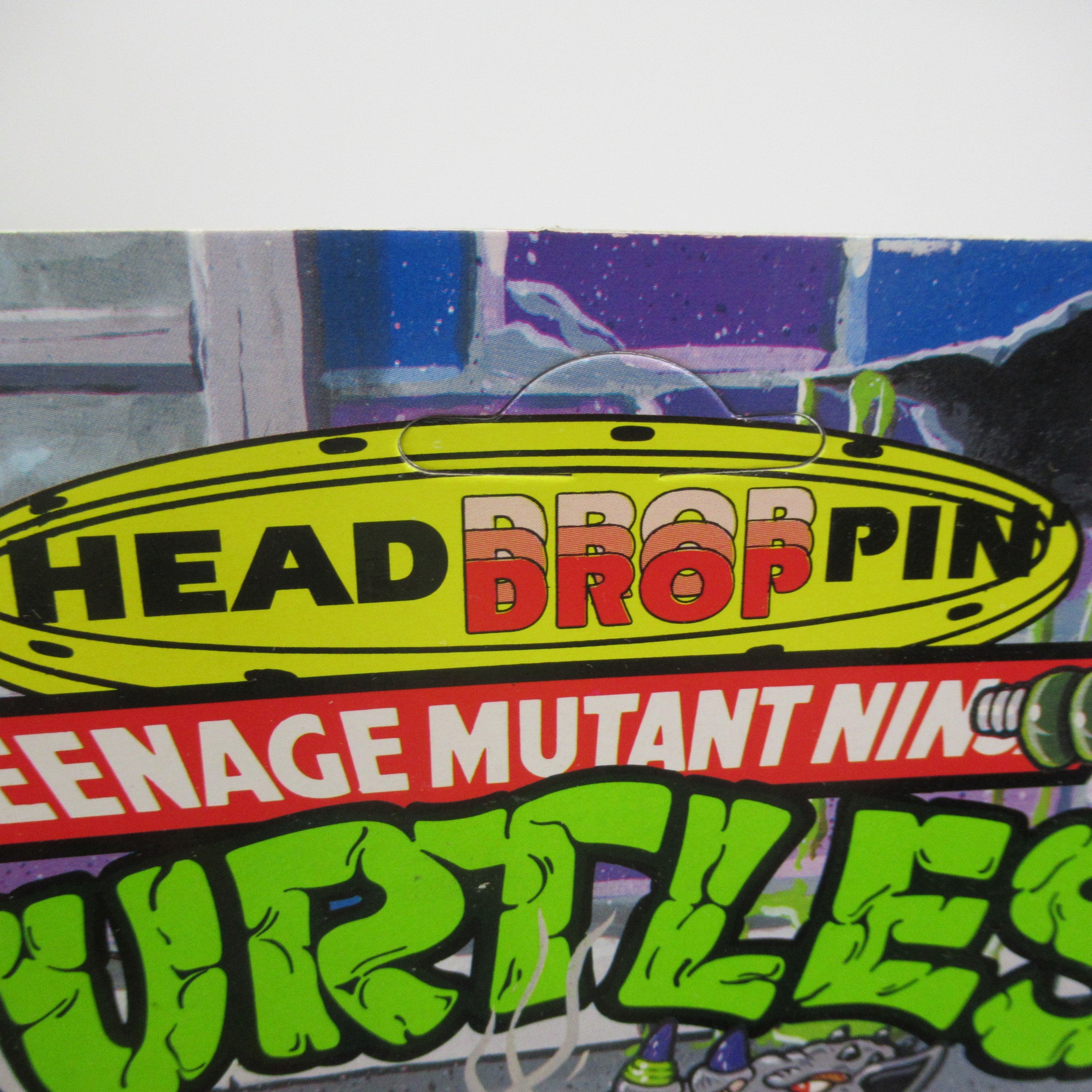 Teenage Mutant Ninja Turtles Headdroppin'  TMNTs Set of 4 - Playmates (1991)