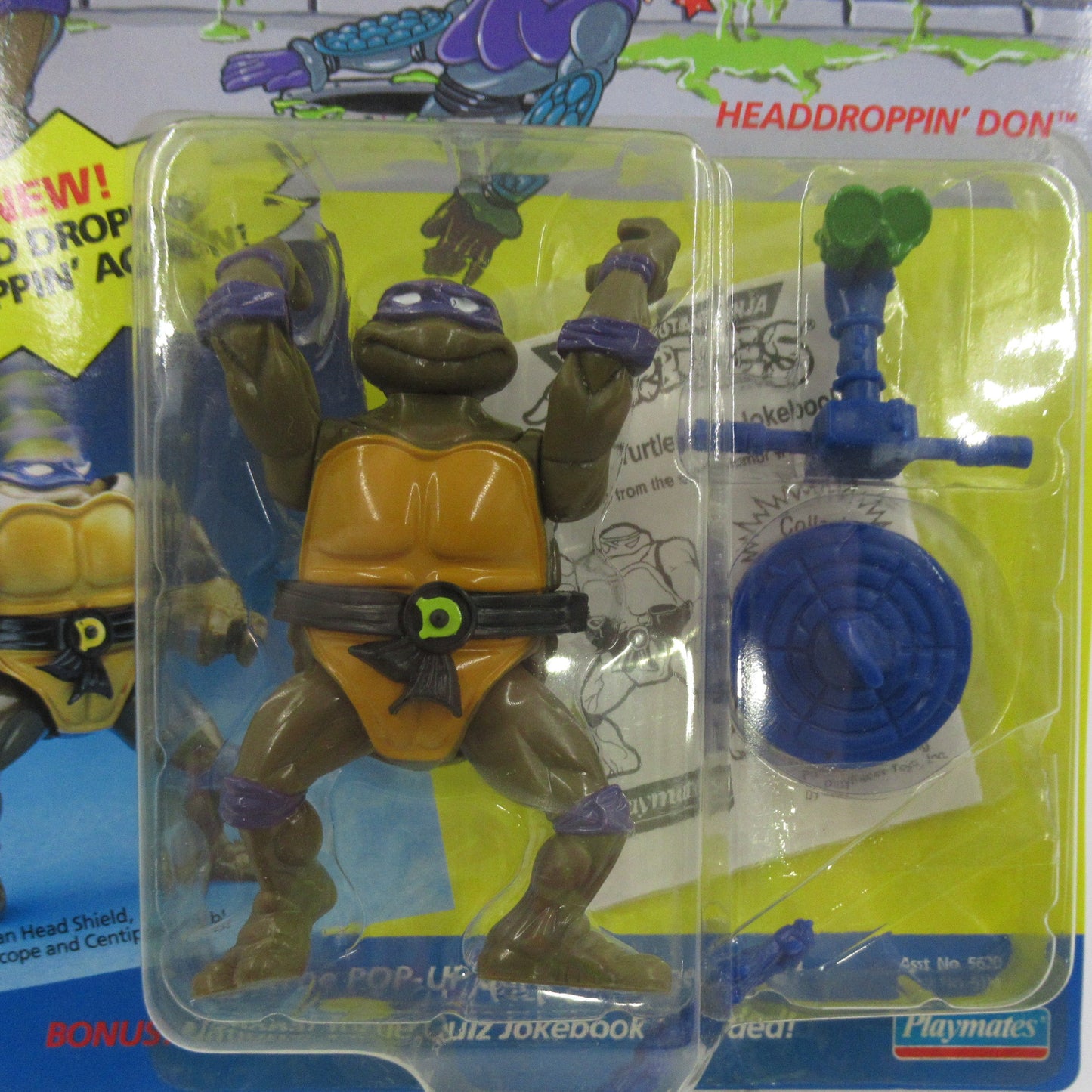 TMNT Headdropin'  Teenage Mutant Ninja Turtles Set of 4 - Playmates (1991)