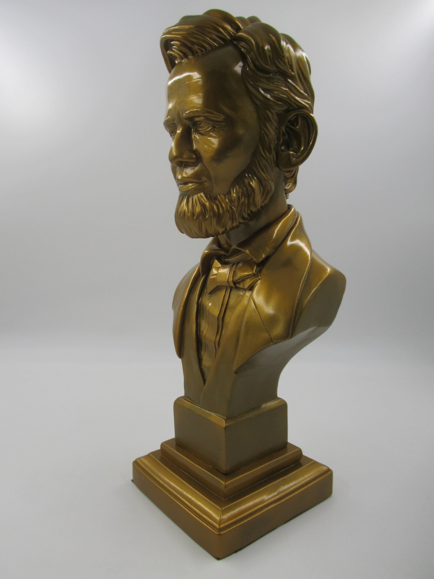 RON ENGLISH Abraham Obama Gold Bust - Mindstyle (2008) Loose Vinyl Art Toy