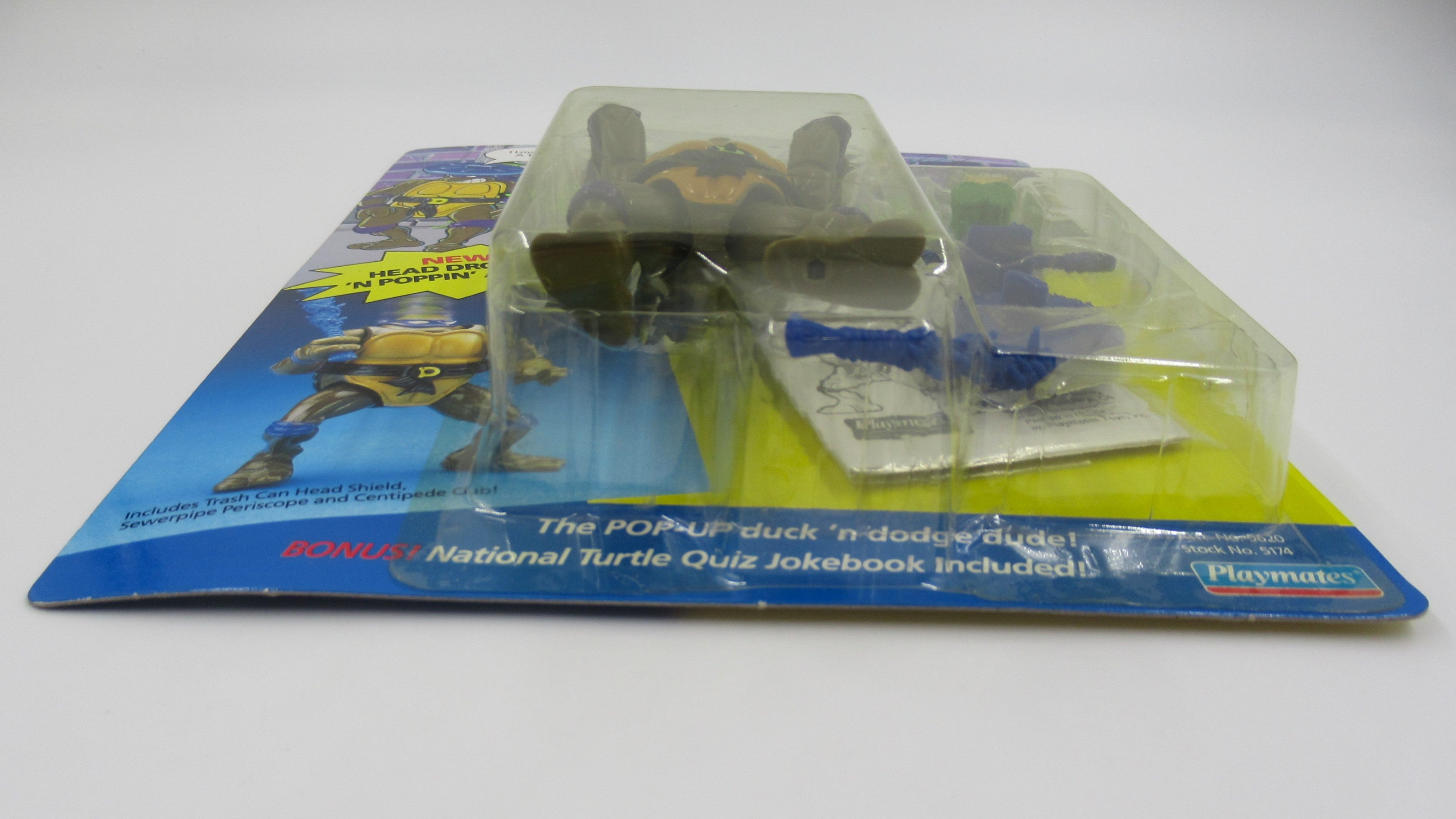 Teenage Mutant Ninja Turtles Headdroppin'  TMNTs Set of 4 - Playmates (1991)