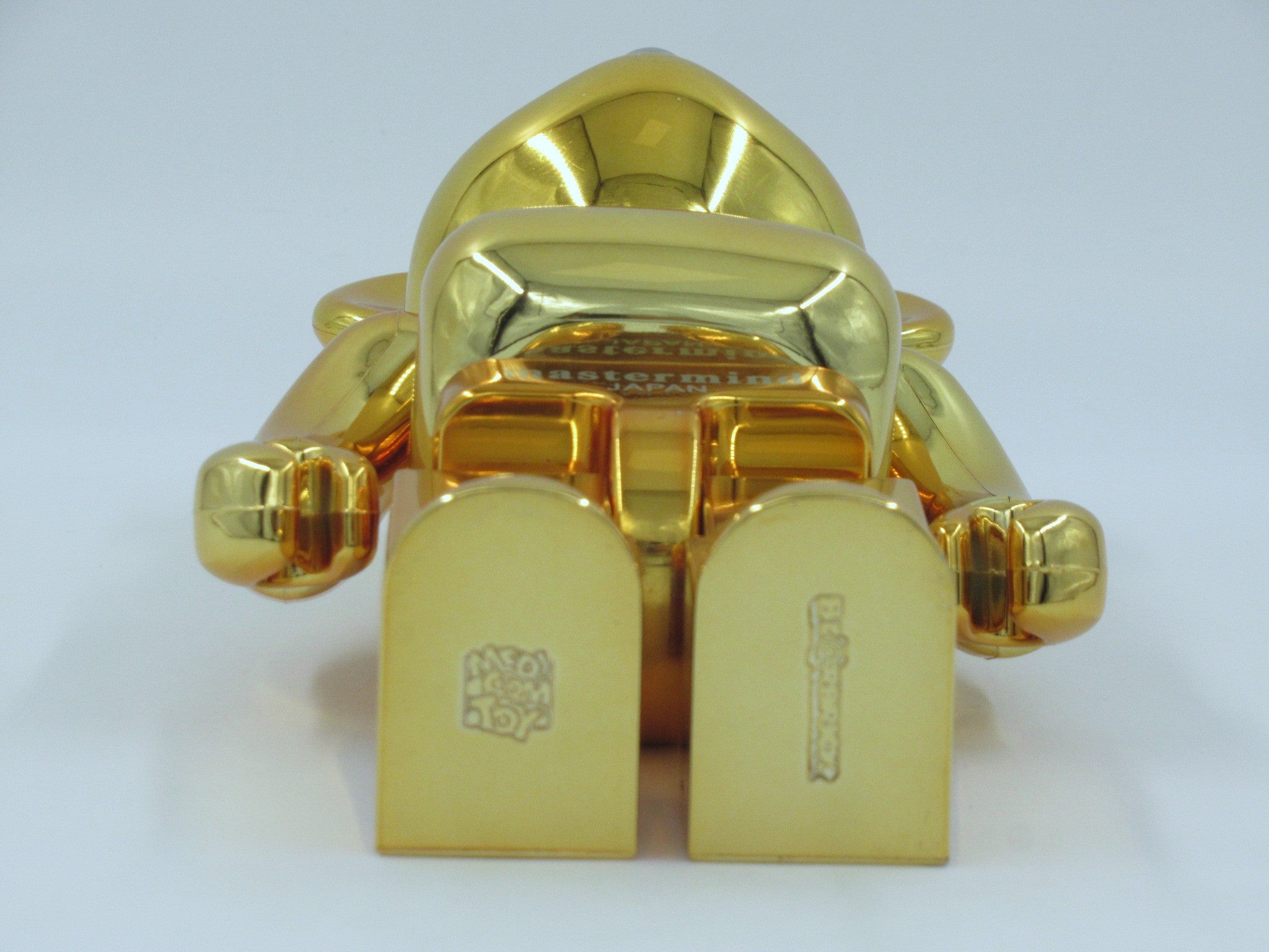 BEARBRICK Mastermind Japan Gold BWWT 400% Figure - Medicom Toy (2005) Art Toy