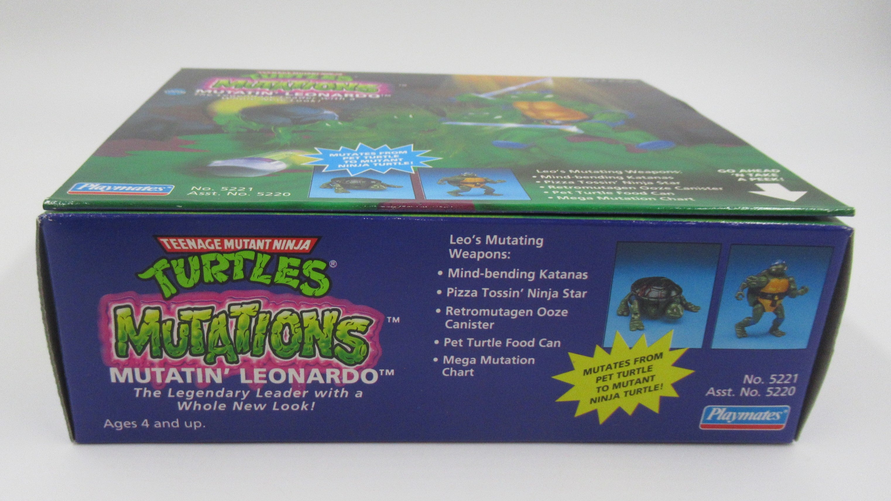 Teenage Mutant Ninja Turtles Mutations Figure Set of 4 TMNTs - Playmates (1992)