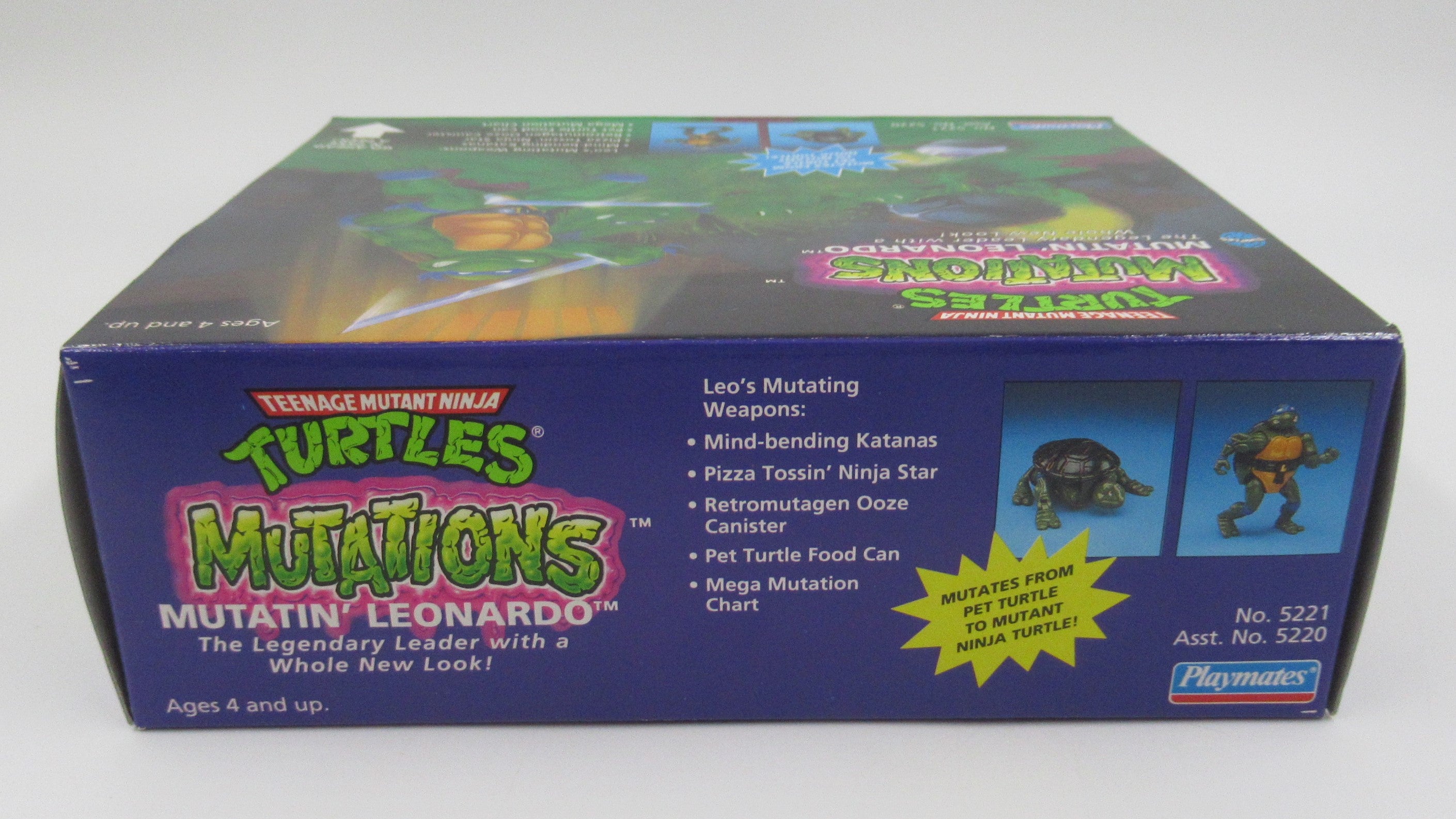 Teenage Mutant Ninja Turtles Mutations Figure Set of 4 TMNTs - Playmates (1992)