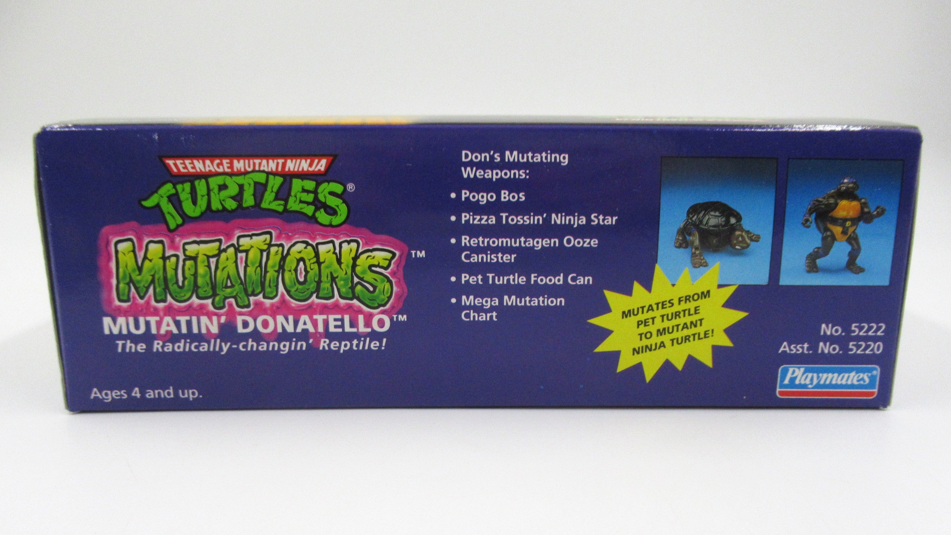 Teenage Mutant Ninja Turtles Mutations Figure Set of 4 TMNTs - Playmates (1992)