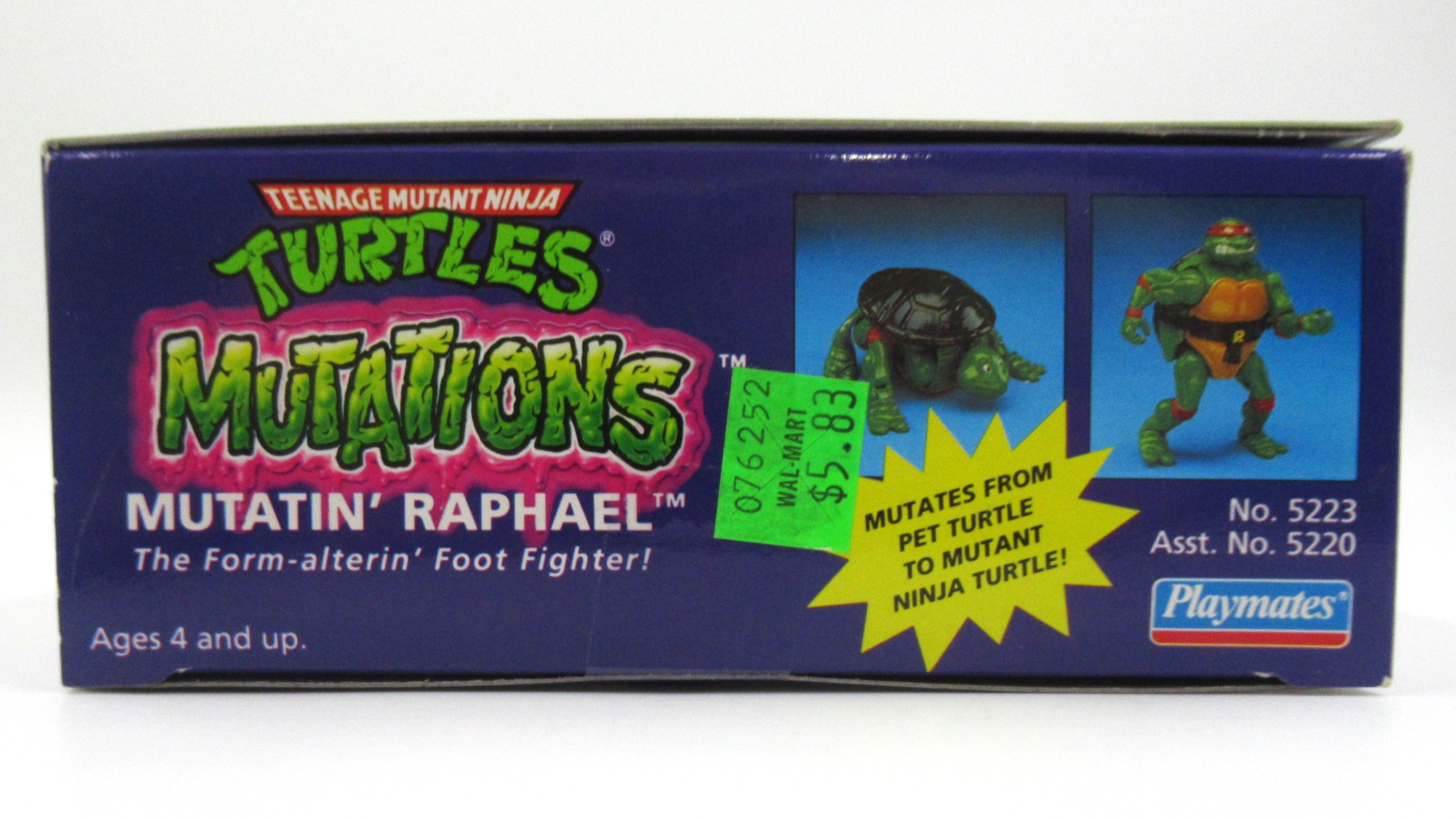 Teenage Mutant Ninja Turtles Mutations Figure Set of 4 TMNTs - Playmates (1992)