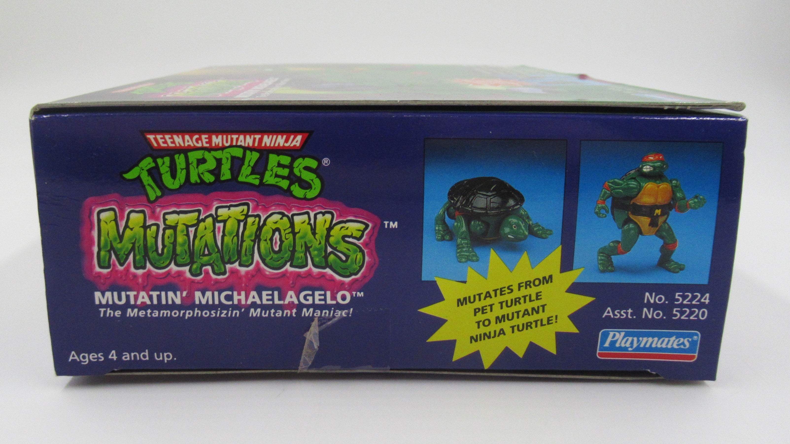 Teenage Mutant Ninja Turtles Mutations Figure Set of 4 TMNTs - Playmates (1992)