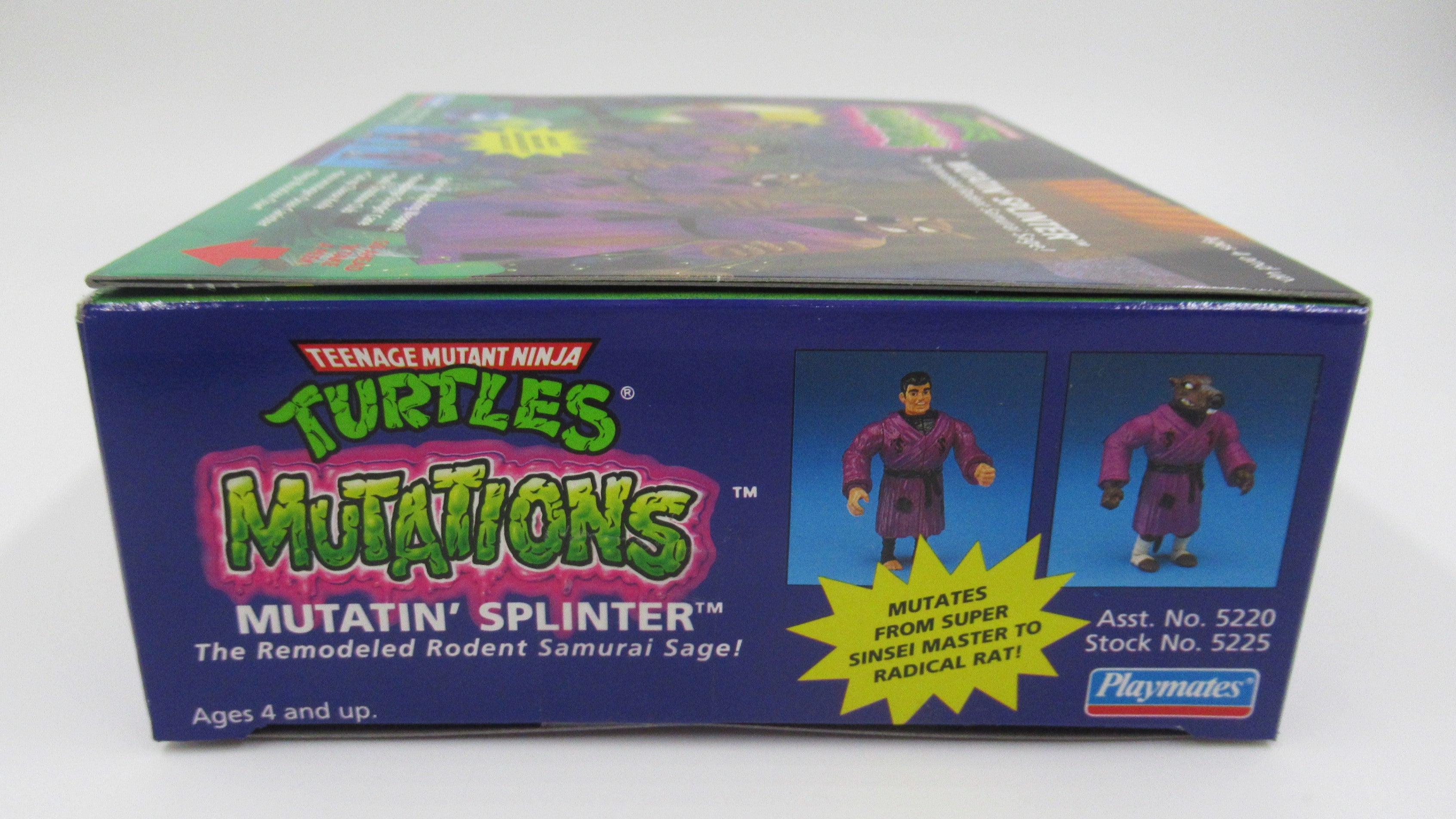 Teenage Mutant Ninja Turtles Splinter/Bebop/Rocksteady Mutations Figure TMNTs - Playmates (1992)