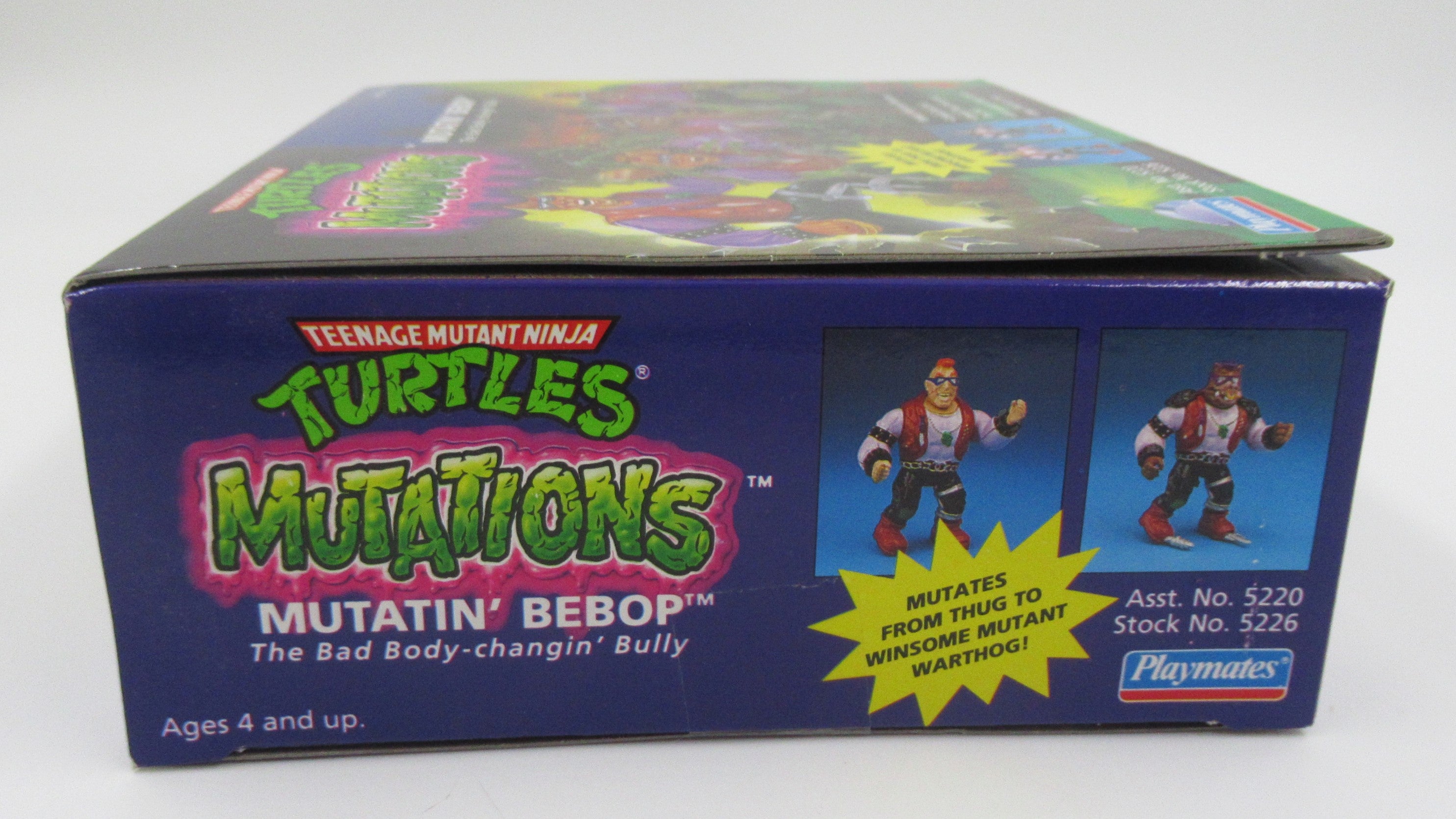 Teenage Mutant Ninja Turtles Splinter/Bebop/Rocksteady Mutations Figure TMNTs - Playmates (1992)