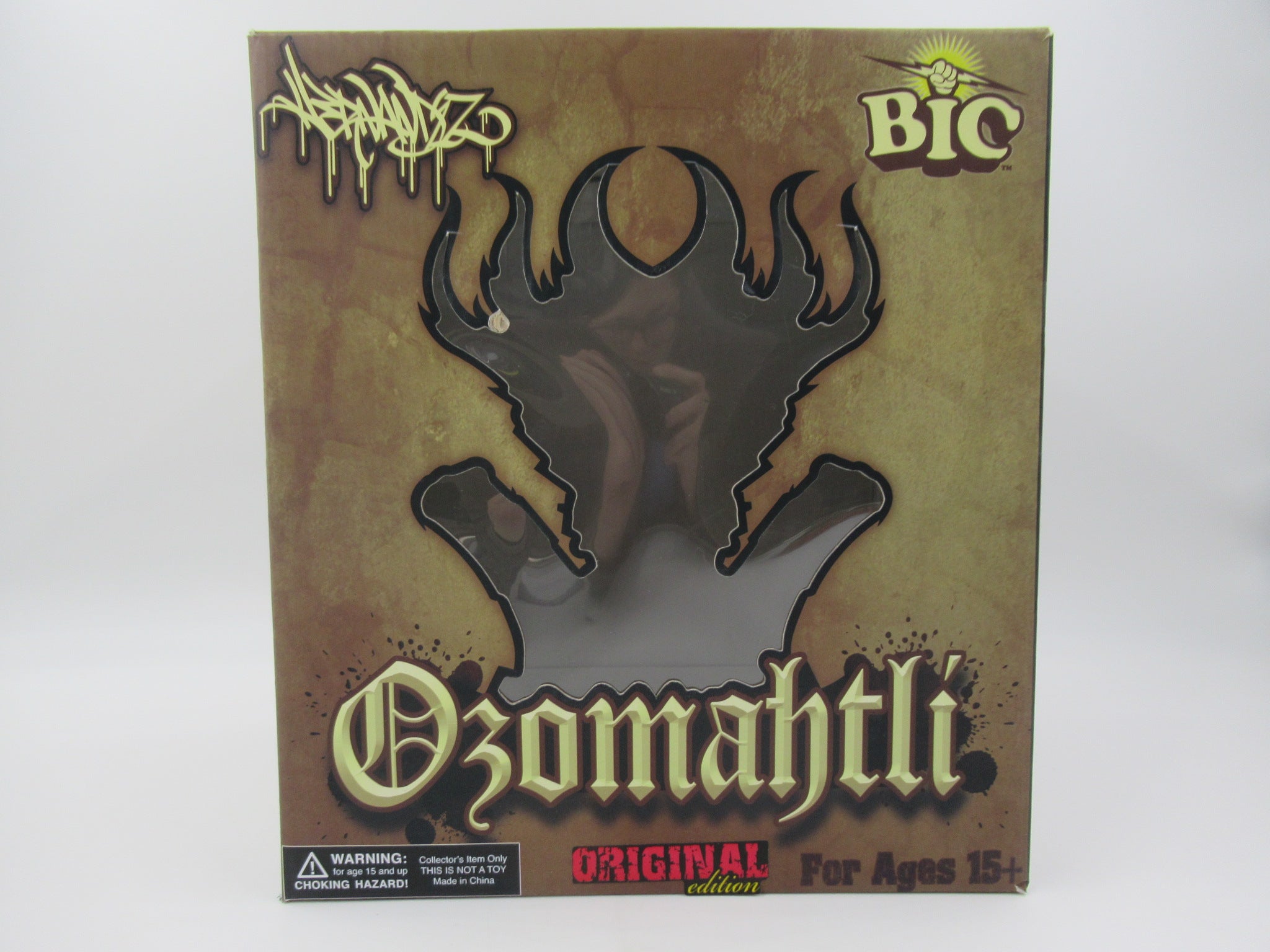 JESSE HERNANDEZ Ozomahtli Original Edition Figure - Bic Plastics (2010) LTD Urban Designer Vinyl Art Toy