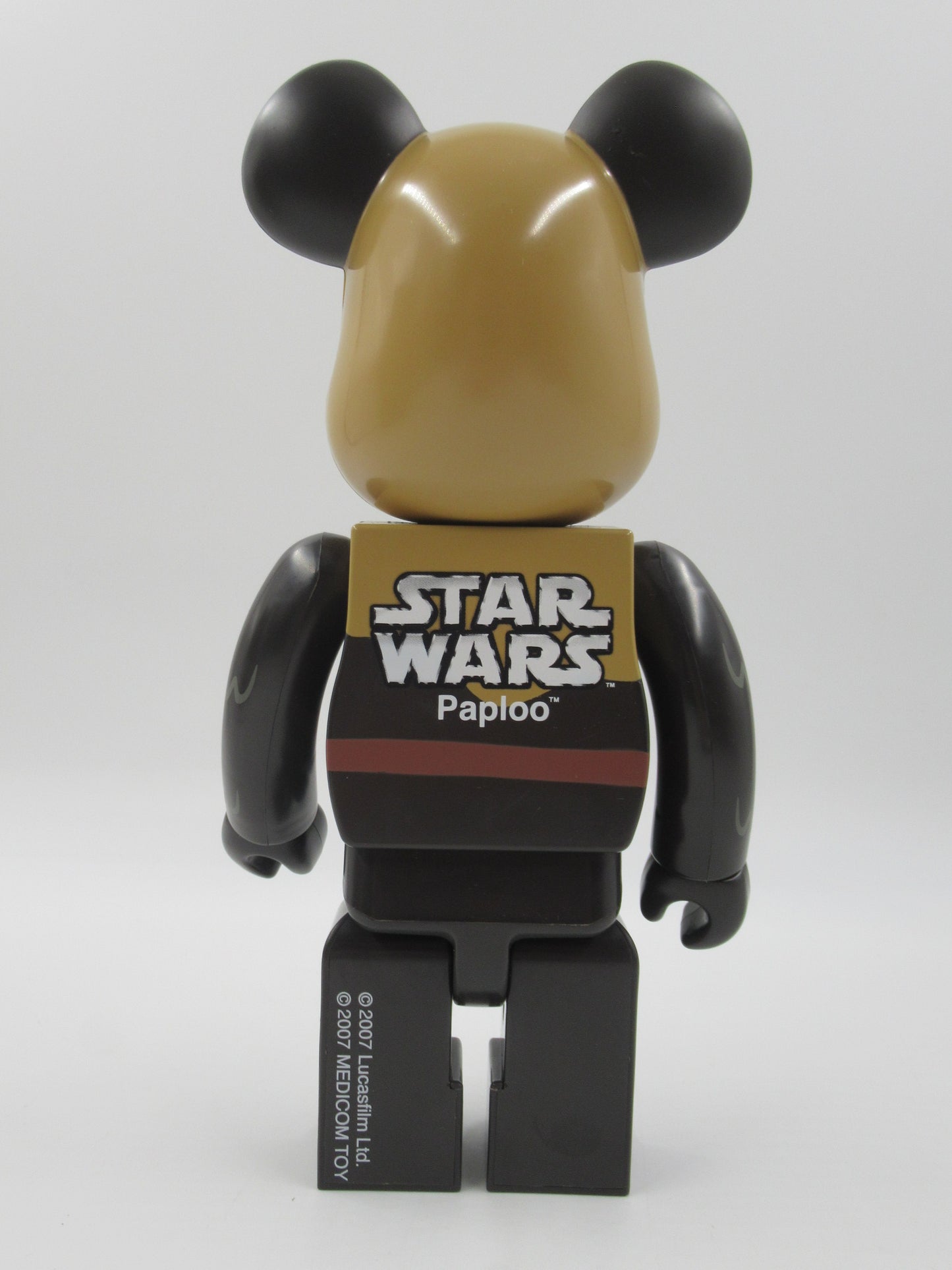 BEARBRICK Star Wars Paploo Ewok 400% Figure - Medicom Toy (2007) Be@rbrick Art Toy