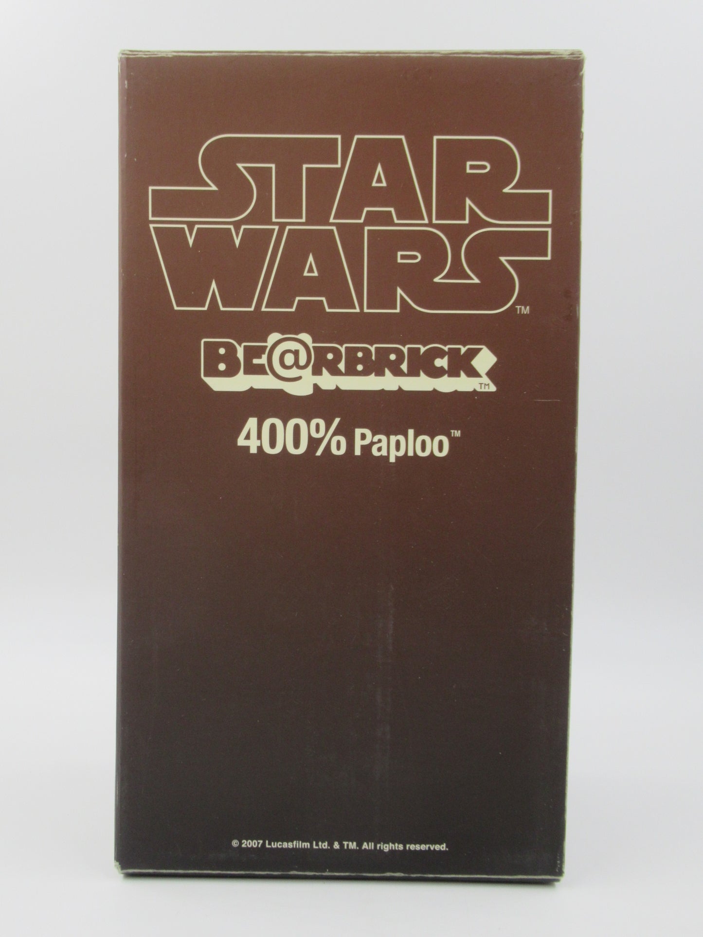 BEARBRICK Star Wars Paploo Ewok 400% Figure - Medicom Toy (2007) Be@rbrick Art Toy