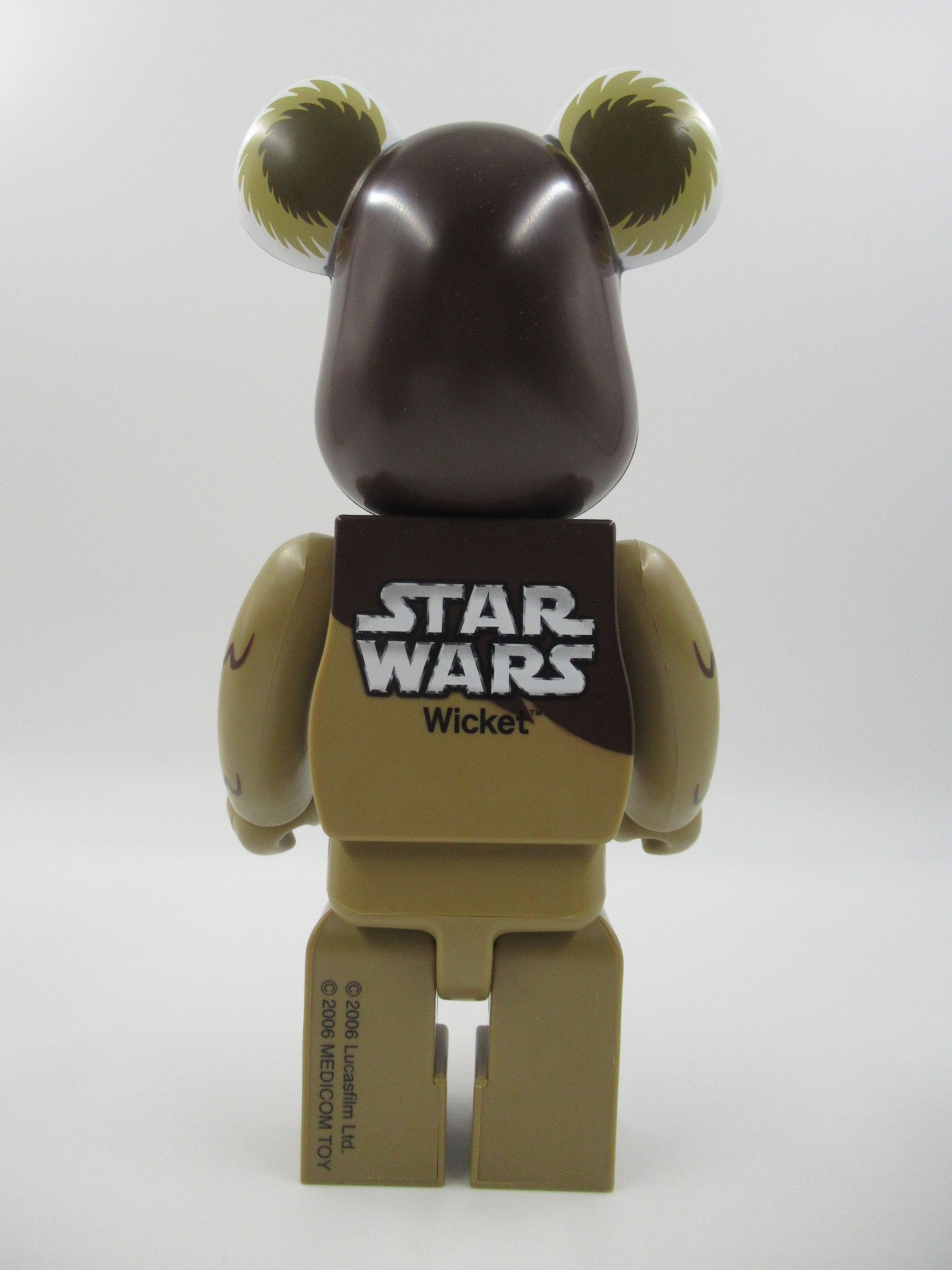 BEARBRICK Star Wars Wicket Ewok 400% Figure - Medicom Toy (2006) Be@rbrick Art Toy