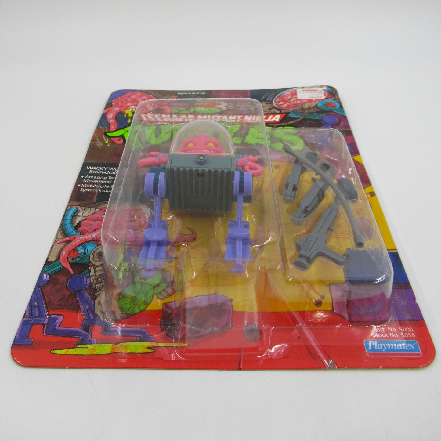 TMNT Krang 4.5" Figure Teenage Mutant Ninja Turtles - Playmates (1989)