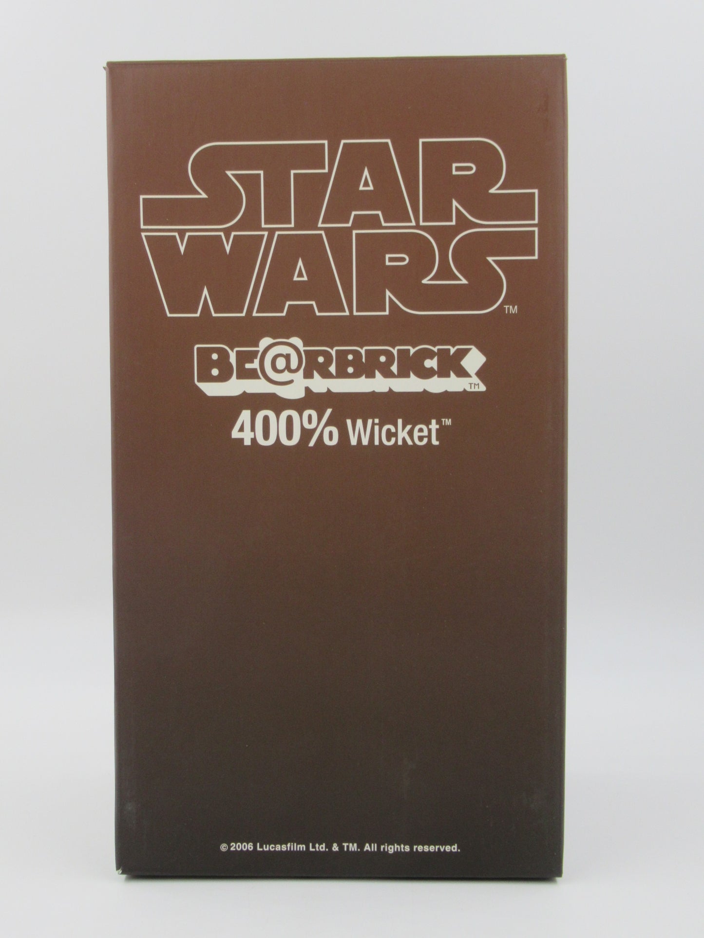 BEARBRICK Star Wars Wicket Ewok 400% Figure - Medicom Toy (2006) Be@rbrick Art Toy