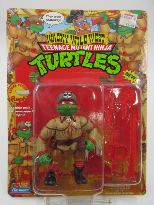 TMNT Sewer Scout Raph Wacky Wild West Figure Teenage Mutant Ninja Turtles - Playmates (1992)