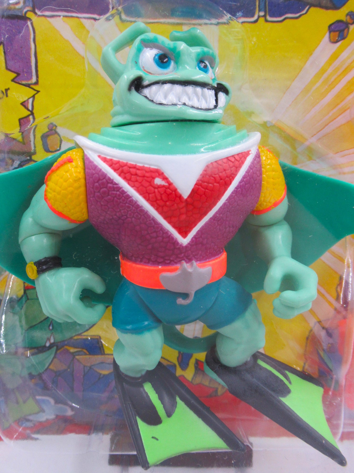 TMNT Ray Fillet (Red V Emblem) 4.5" Figure Teenage Mutant Ninja Turtles - Playmates (1990)