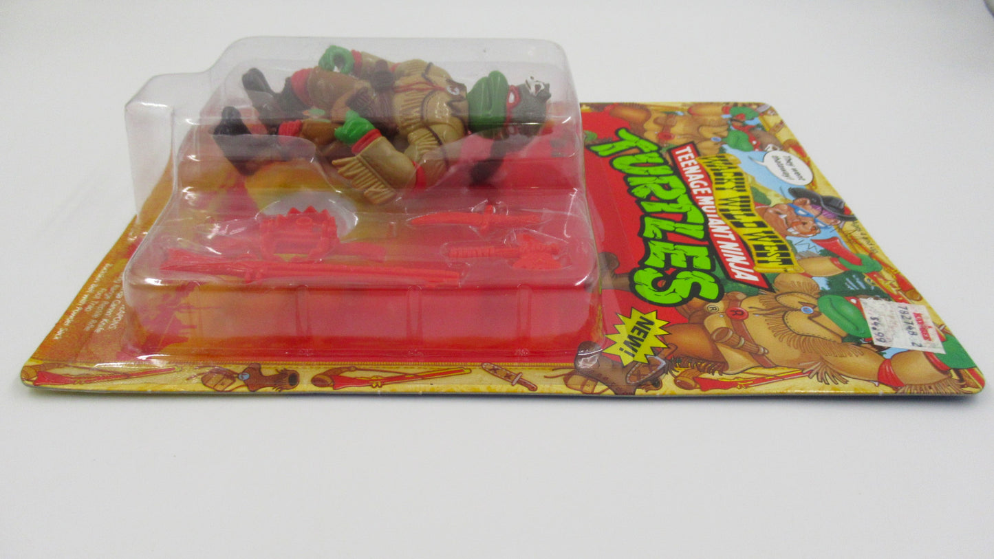 TMNT Sewer Scout Raph Wacky Wild West Figure Teenage Mutant Ninja Turtles - Playmates (1992)