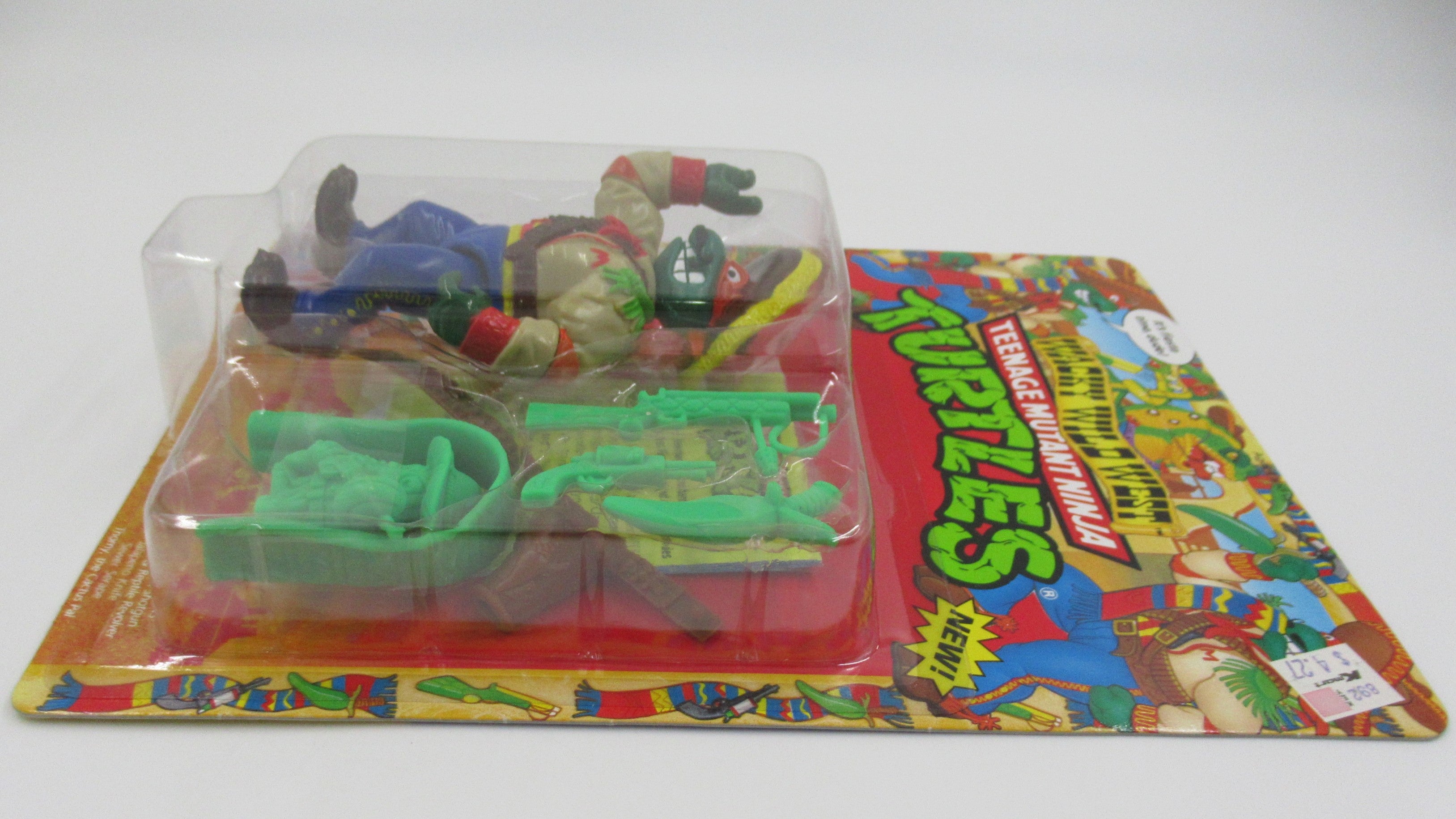 Teenage Mutant Ninja Turtles Bandito Bashin' Mike Wacky Wild West Figure TMNTs - Playmates (1992)