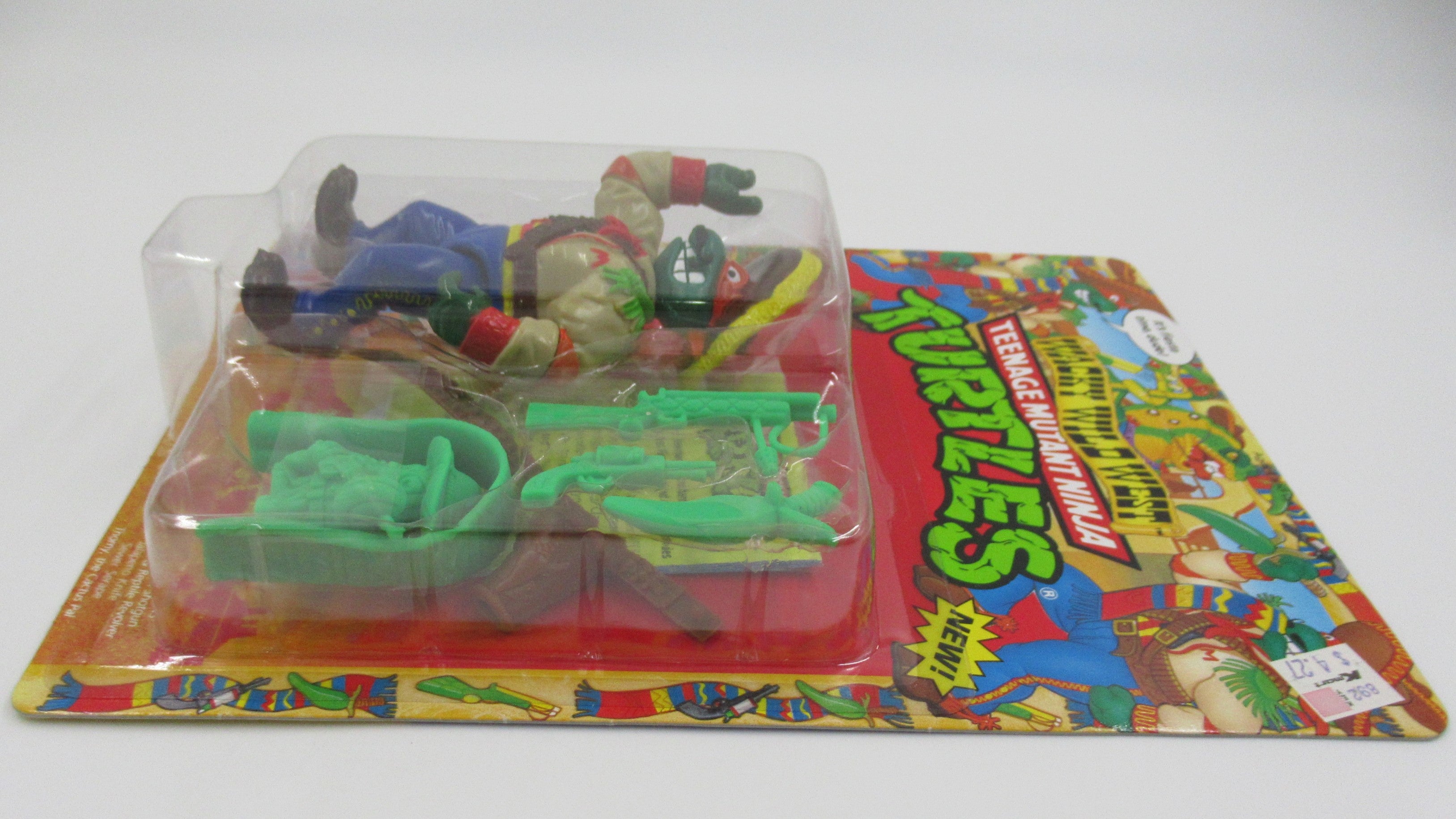 Teenage Mutant Ninja Turtles Bandito Bashin' Mike Wacky Wild West Figure TMNTs - Playmates (1992)