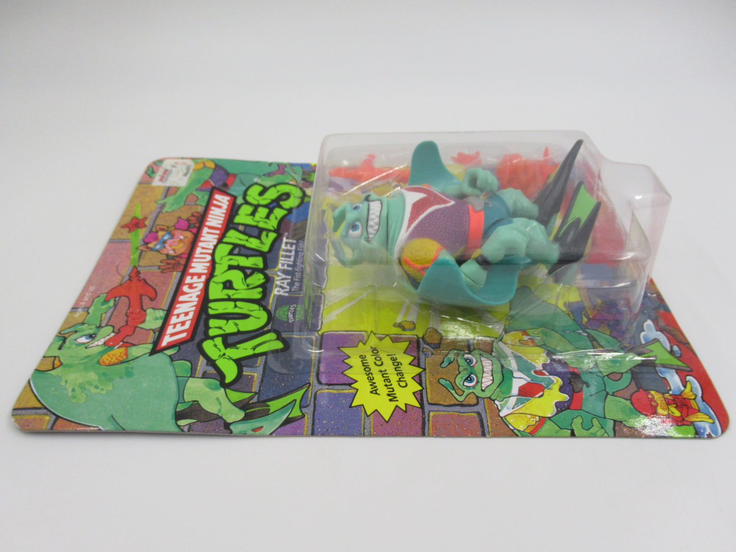 TMNT Ray Fillet (Red V Emblem) 4.5" Figure Teenage Mutant Ninja Turtles - Playmates (1990)