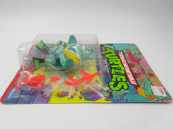 Teenage Mutant Ninja Turtles Ray Fillet (Blue V Emblem) 4.5" Figure TMNTs - Playmates (1990)