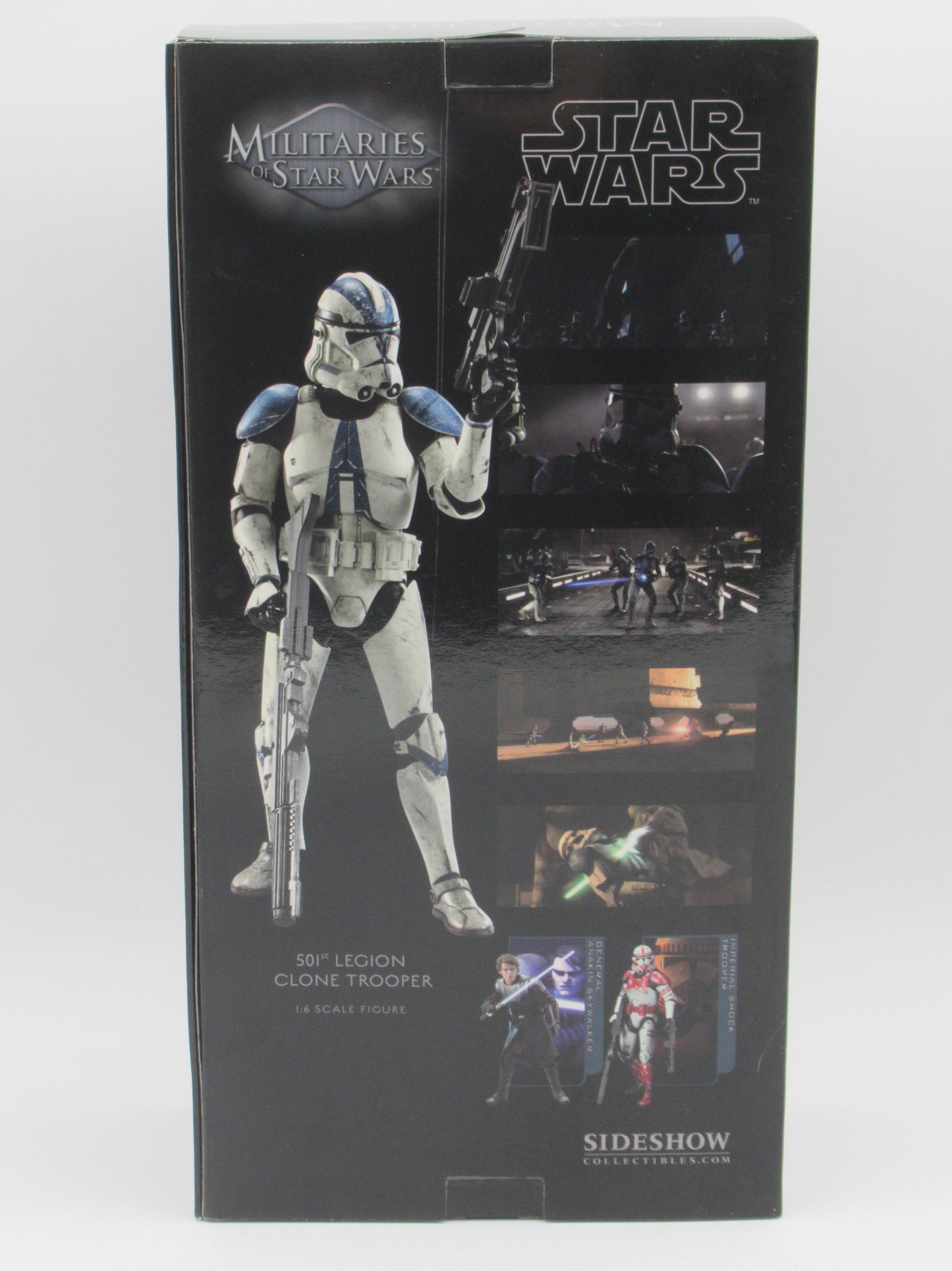 STAR WARS 501st Legion Clone Trooper Sideshow Exclusive 1:6 Figure - Sideshow Collectibles (2010) Militaries of Star Wars #2162