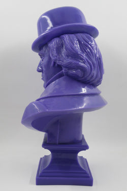 LUDWIG VAN Neon Purple Bust - Kozik x Ultraviolence (2008) Limited Edition Vinyl Art Toy