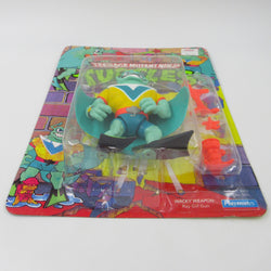 Teenage Mutant Ninja Turtles Ray Fillet (Blue V Emblem) 4.5" Figure TMNTs - Playmates (1990)