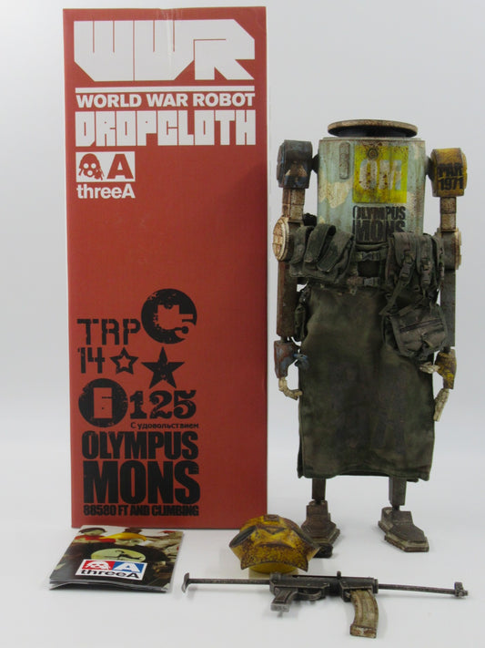 WWR Dropcloth Olympus Mon Figure - threeA/Ashley Wood (2010) 3A Japan Art Toy