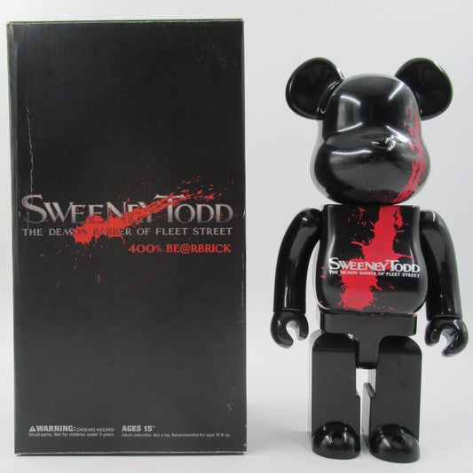 BEARBRICK Sweeney Todd 400% - Medicom Toy (2007) Be@rbrick Movie Art Toy Figure