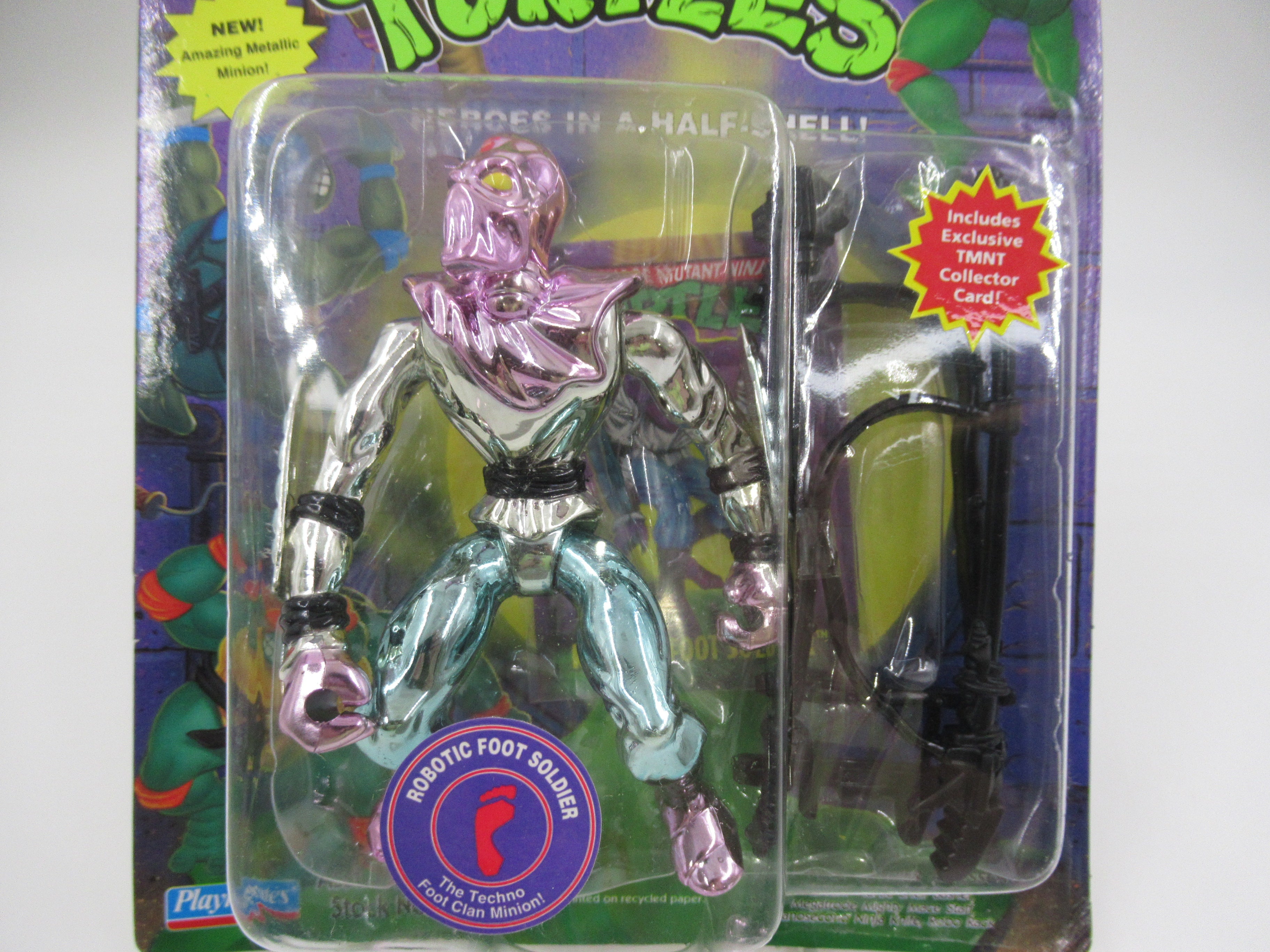 Teenage Mutant Ninja Turtle Robotic Foot Soldier Figure TMNTs - Playmates (1994)