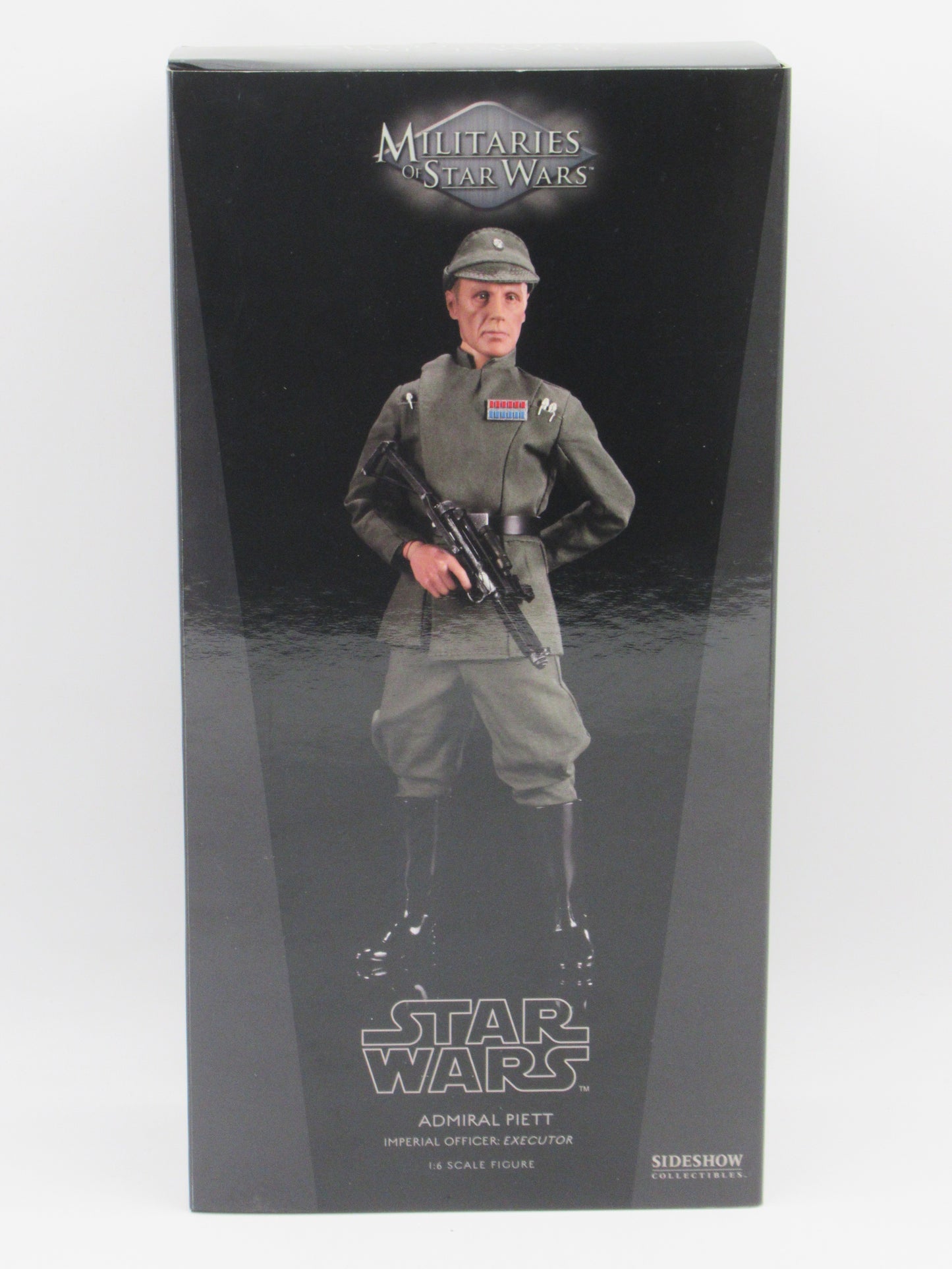 STAR WARS Admiral Piett Imperial Officer: Executor 1:6 Figure - Sideshow Collectibles (2009) Militaries of Star Wars #2191