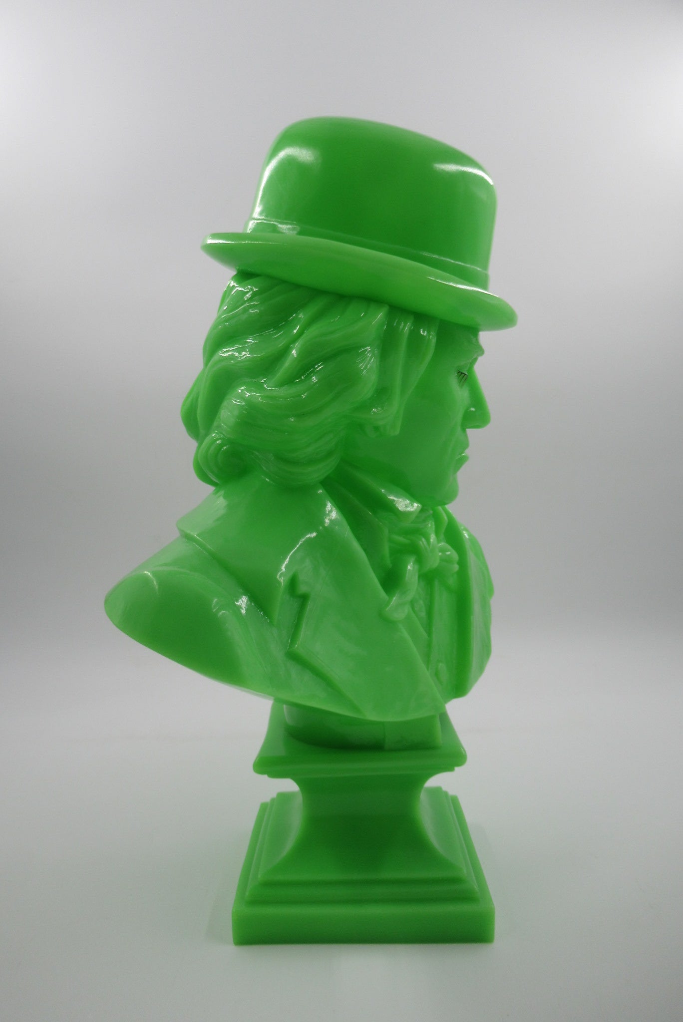 LUDWIG VAN Neon Green Bust - Kozik x Ultraviolence (2008) Limited Edition Vinyl Art Toy