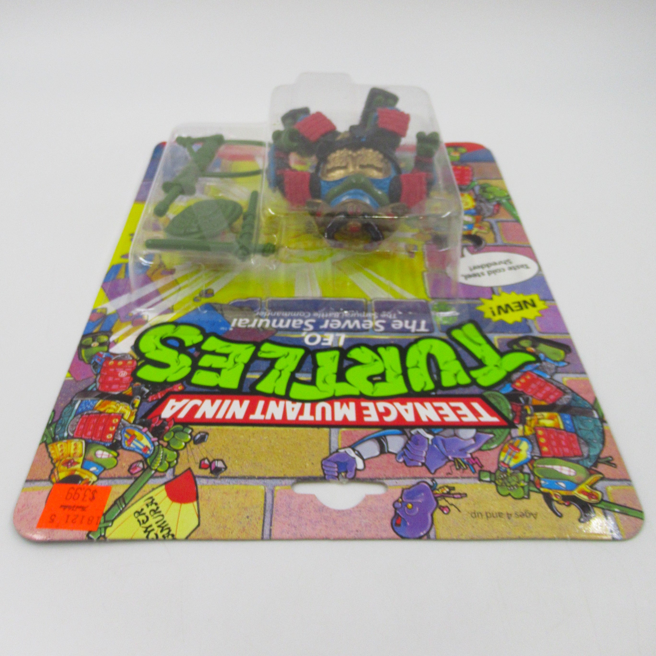 Teenage Mutant Ninja Turtles Leo, the Sewer Samurai 4.5" Figure TMNTs - Playmates (1990)