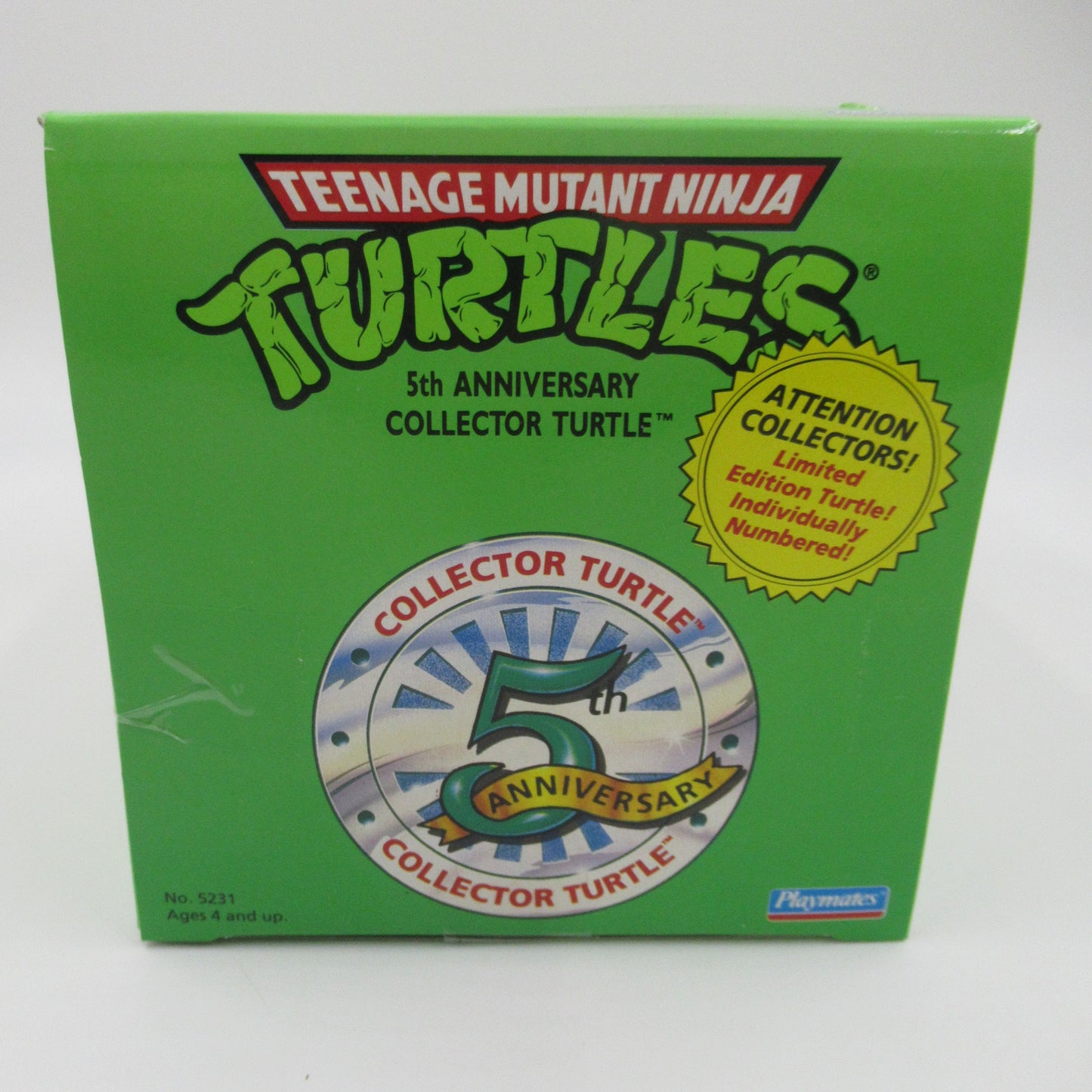 TMNT Limited Edition Leonardo 5th Anniversary Collector Turtle Figure Teenage Mutant Ninja Turtles - Playmates (1992)