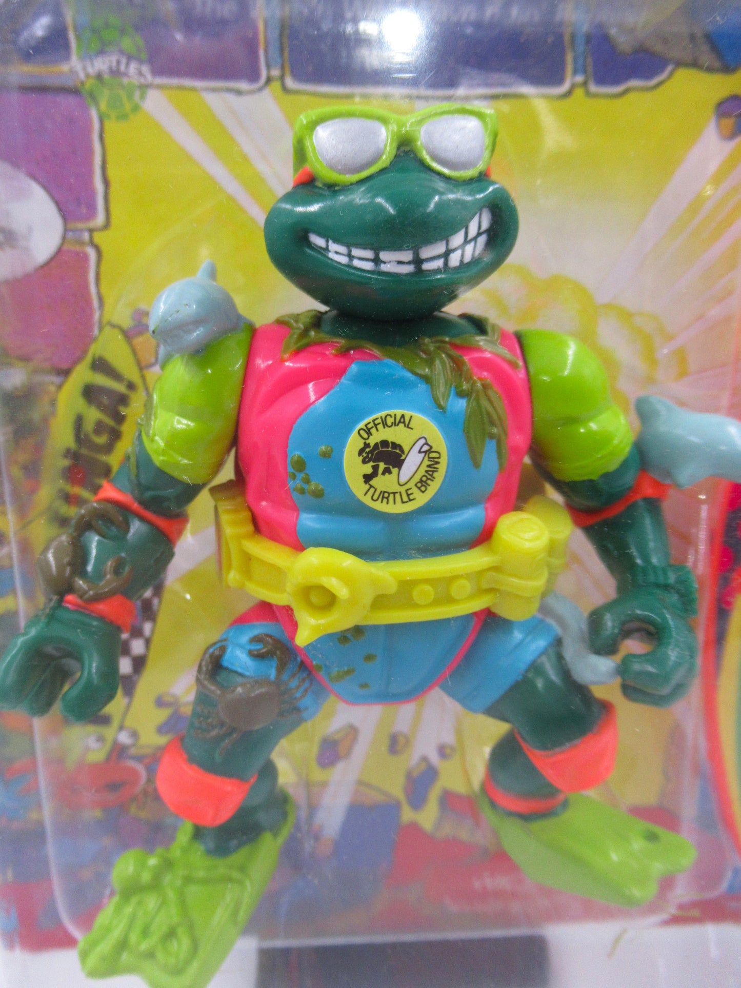 TMNT Mike, the Sewer Surfer 4.5" Figure Teenage Mutant Ninja Turtles - Playmates (1990)