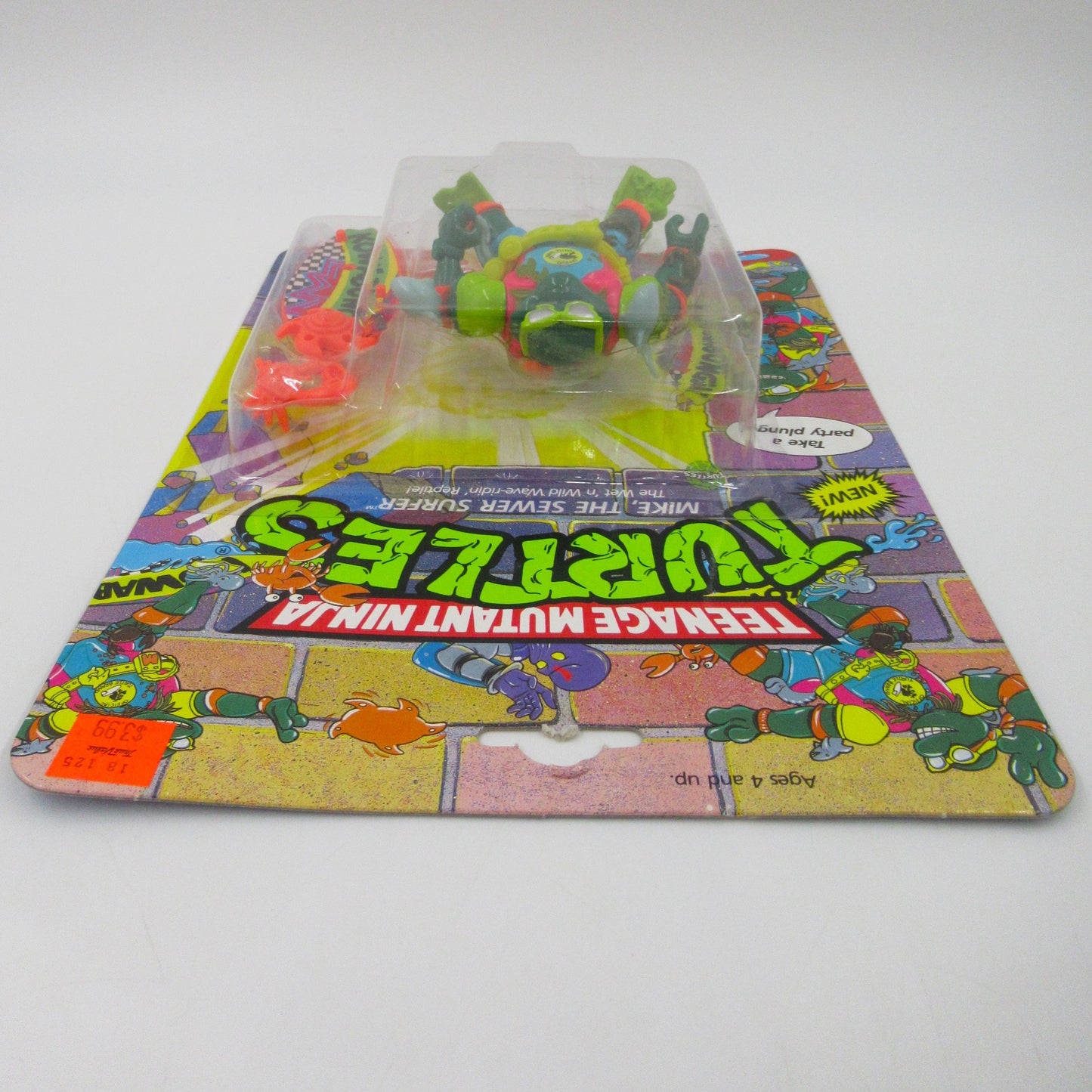 TMNT Mike, the Sewer Surfer 4.5" Figure Teenage Mutant Ninja Turtles - Playmates (1990)