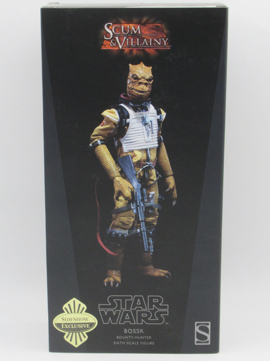 STAR WARS Bossk: Bounty Hunter Sideshow Exclusive 1:6 Figure - Sideshow Collectibles (2012) Scum & Villainy #100057