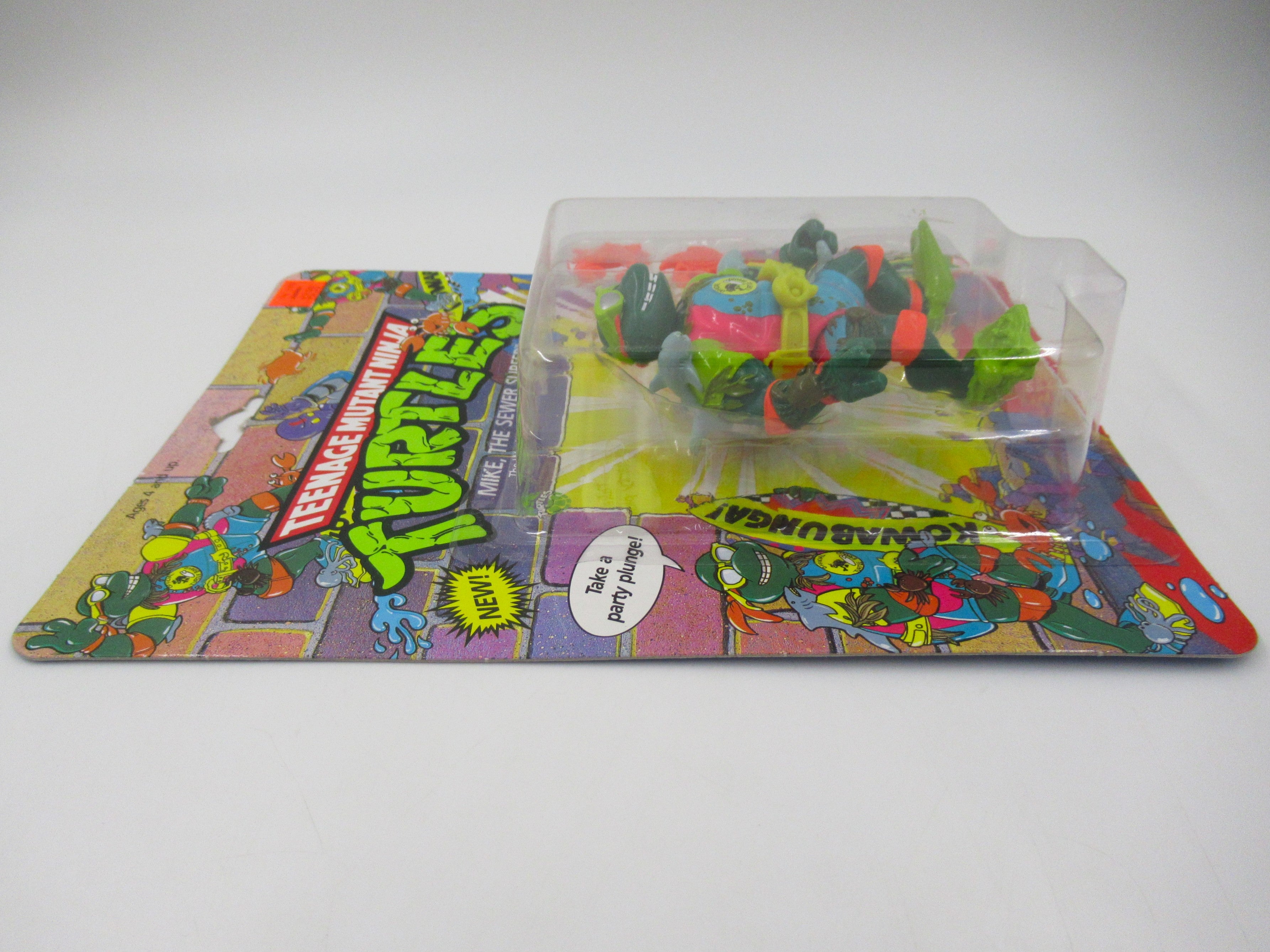 Teenage Mutant Ninja Turtles Mike, the Sewer Surfer 4.5" Figure TMNTs - Playmates (1990)