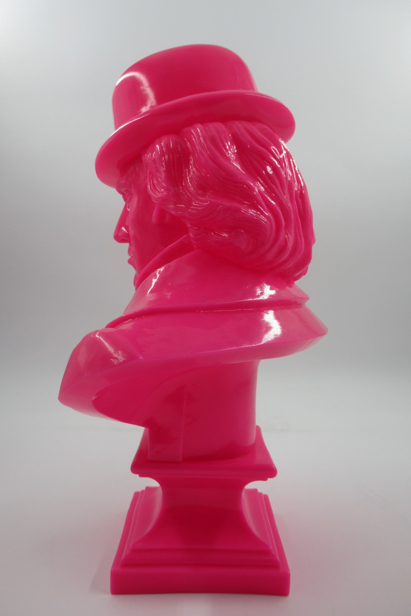 LUDWIG VAN Neon Pink Bust - Kozik x Ultraviolence (2008) Limited Edition Vinyl Art Toy