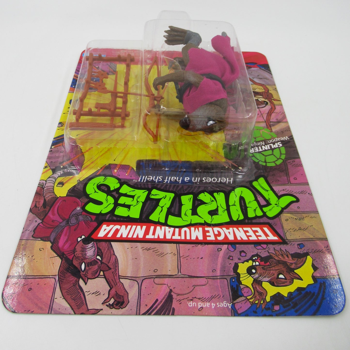 TMNT Splinter 4.5" Figure Teenage Mutant Ninja Turtles - Playmates (1990)