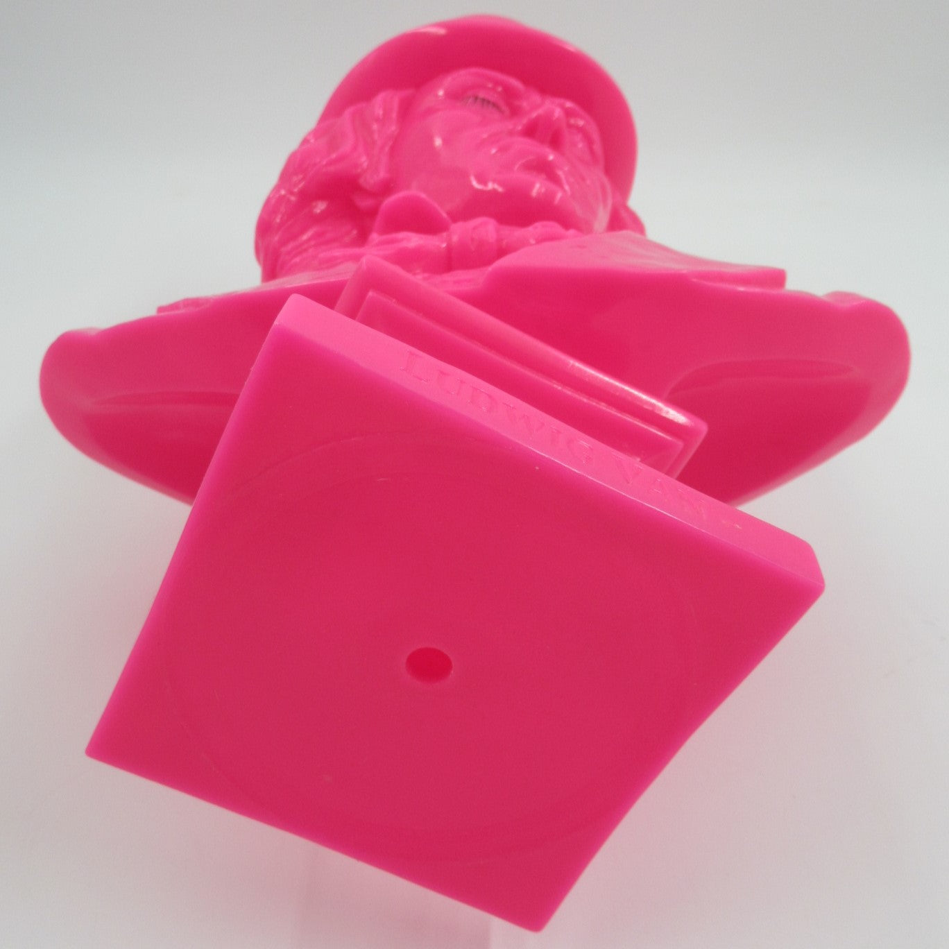 LUDWIG VAN Neon Pink Bust - Kozik x Ultraviolence (2008) Limited Edition Vinyl Art Toy