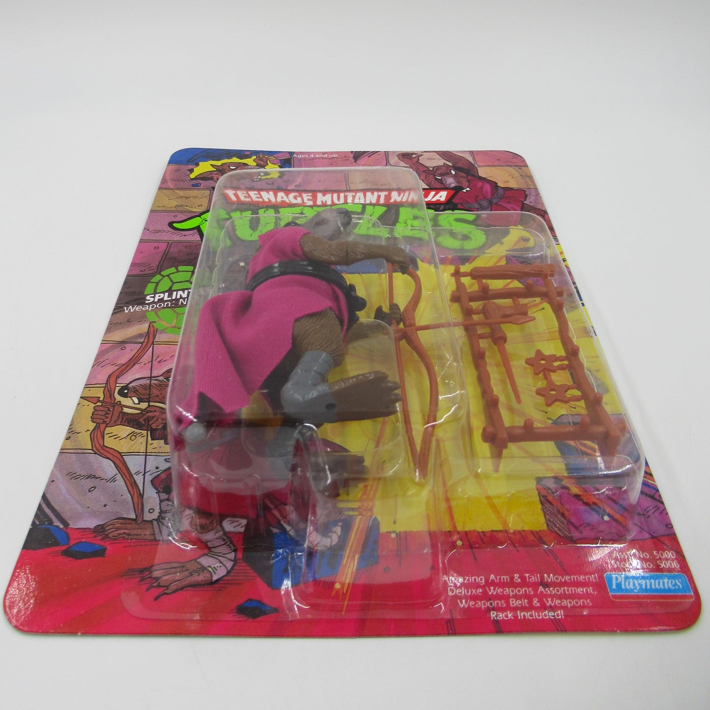 TMNT Splinter 4.5" Figure Teenage Mutant Ninja Turtles - Playmates (1990)