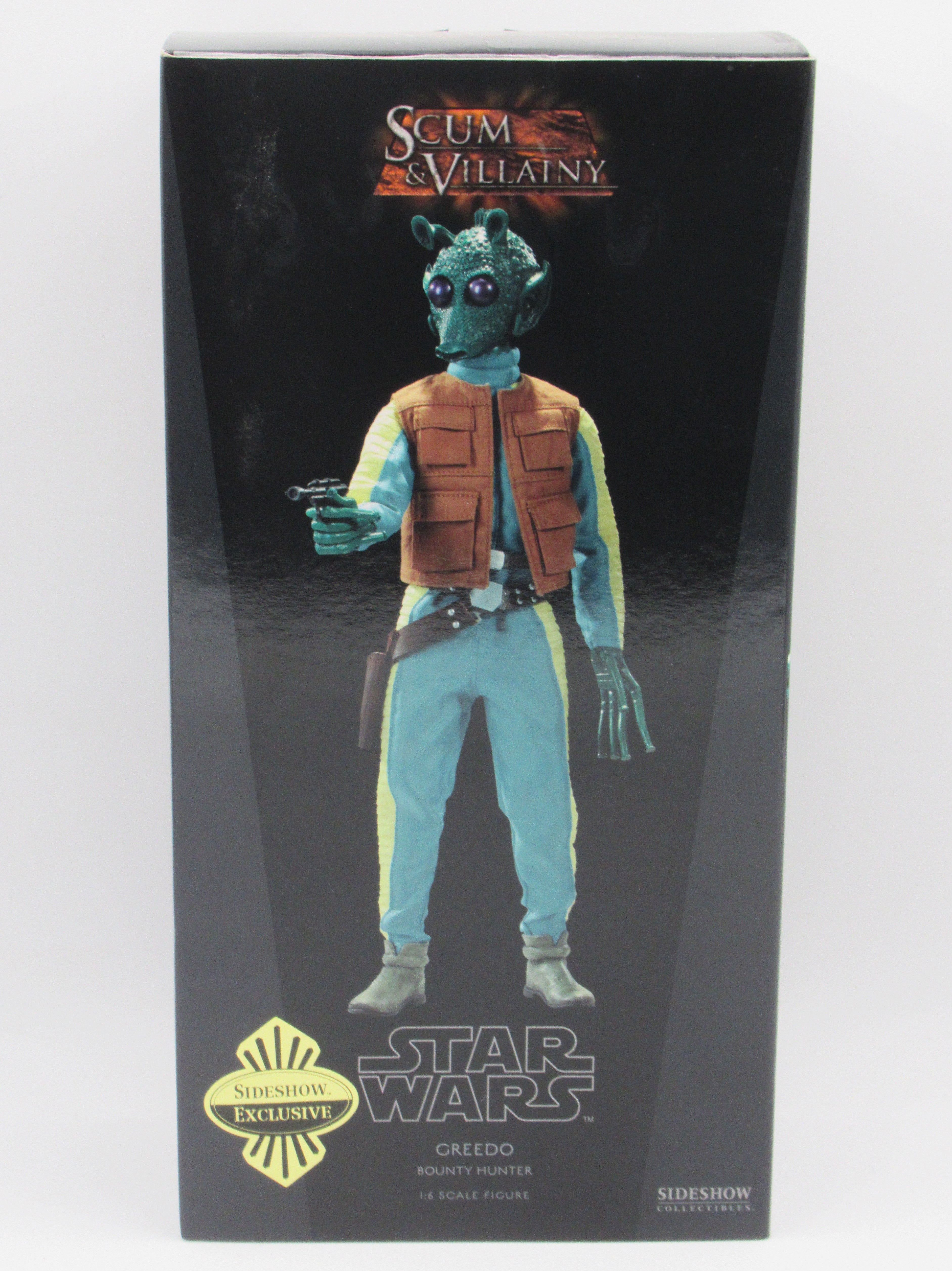 STAR WARS Greedo Sideshow Exclusive 1:6 Figure - Sideshow Collectibles (2010) Scum & Villainy #2133