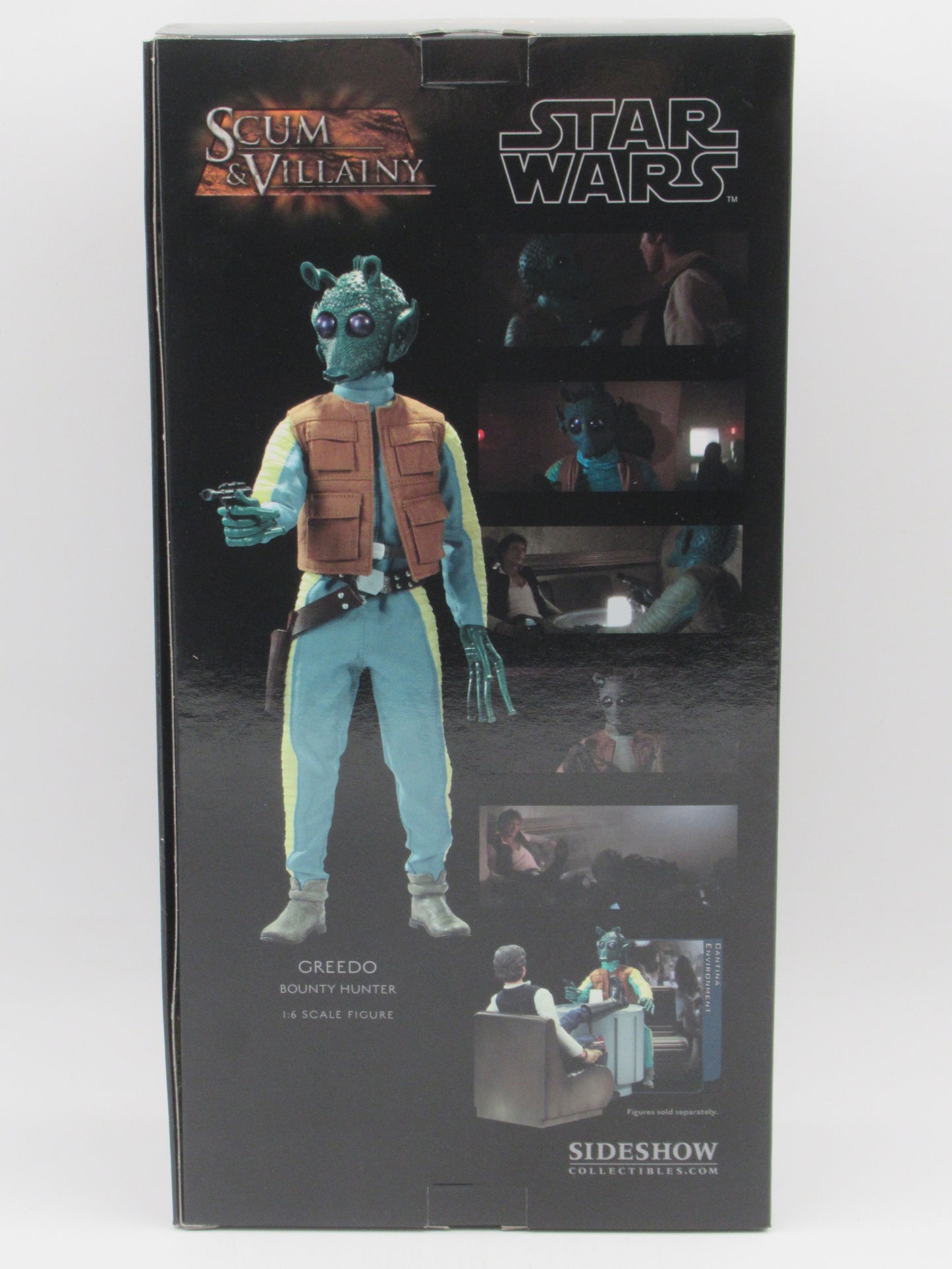 STAR WARS Greedo Sideshow Exclusive 1:6 Figure - Sideshow Collectibles (2010) Scum & Villainy #2133