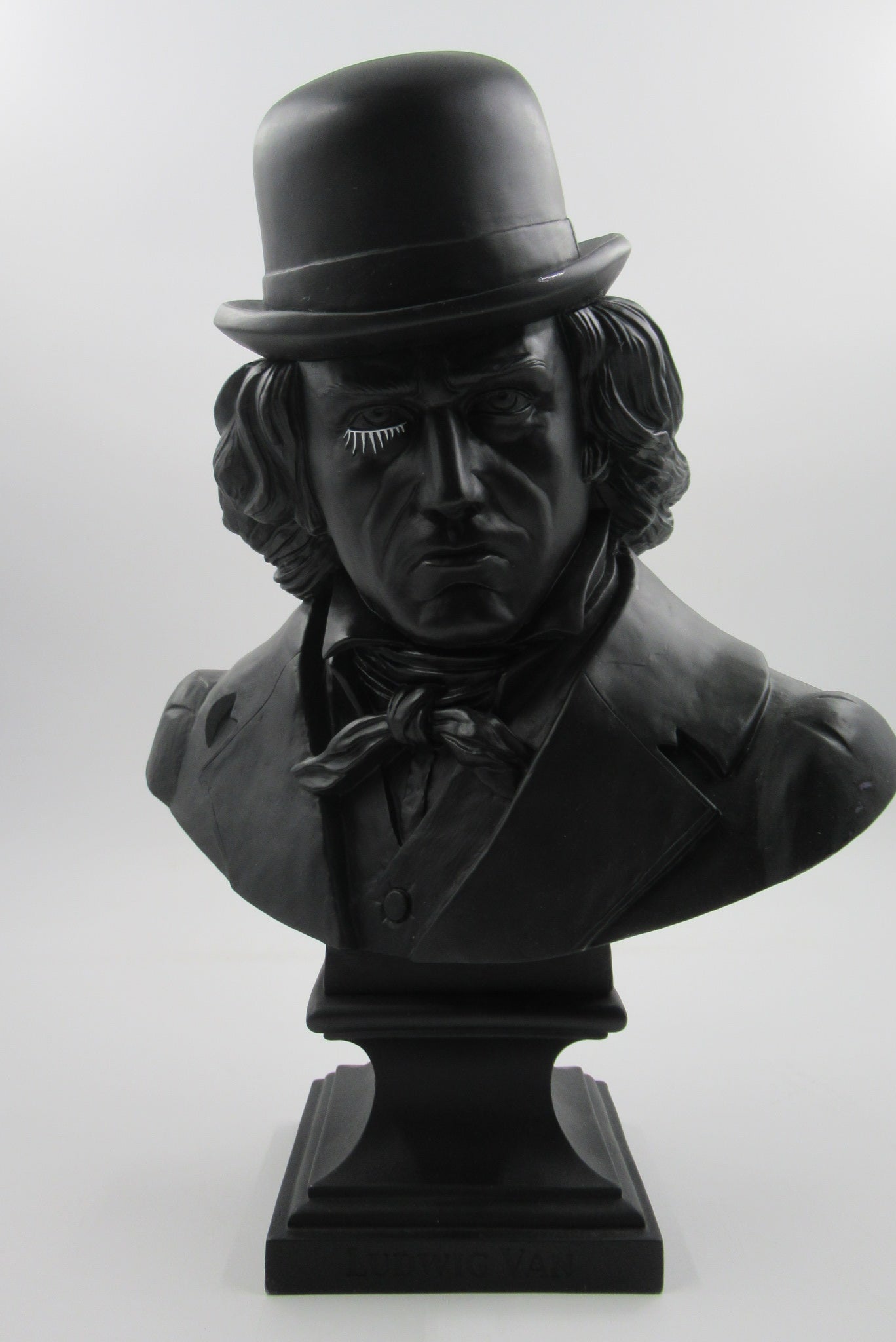 LUDWIG VAN Black Bust - Kozik x Ultraviolence (2008) Limited Edition Vinyl Art Toy