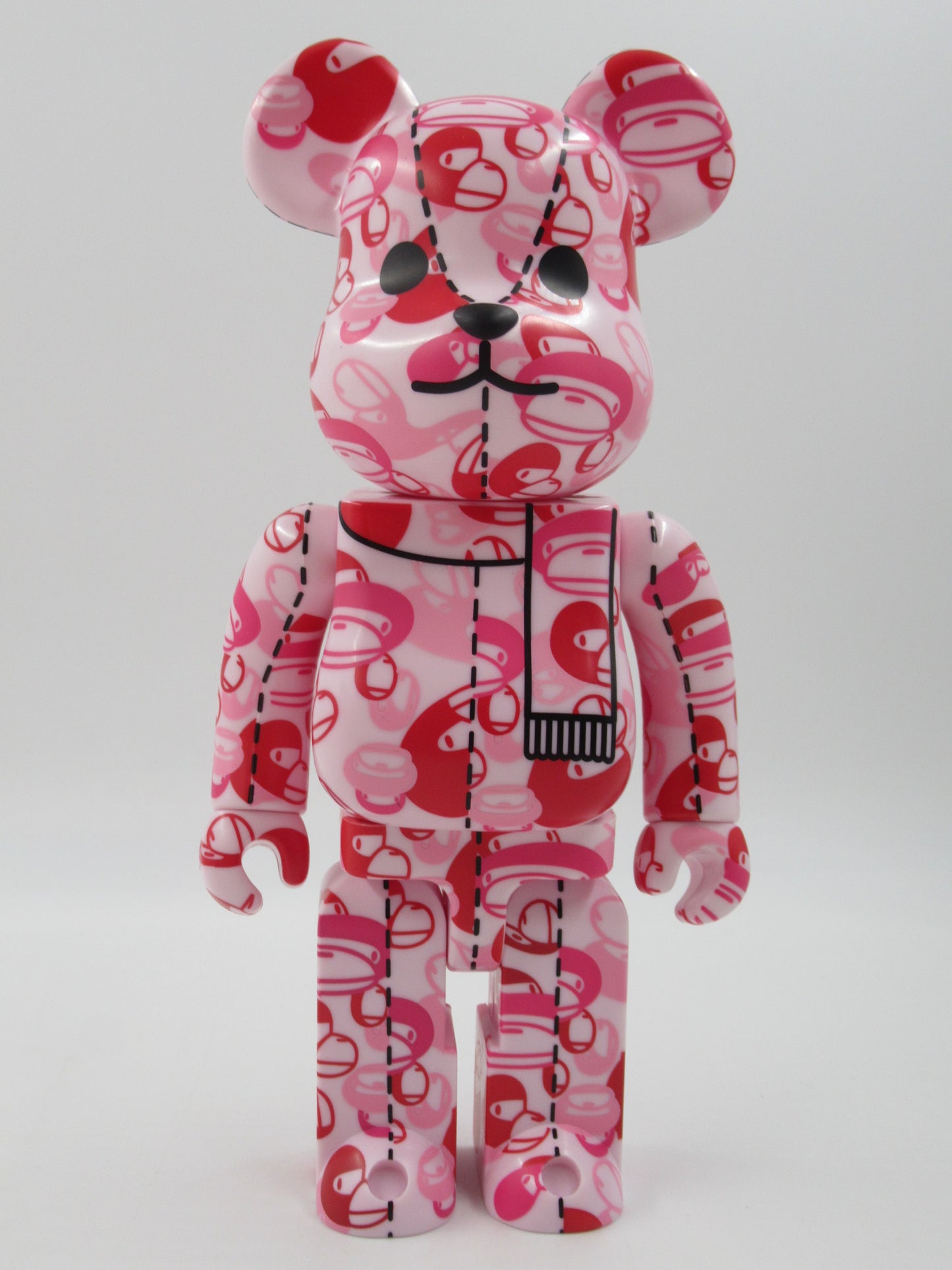 BEARBRICK Pink Milo Bape Play 400% Figure Medicom Toy (2007) Bathing Ape Art Toy